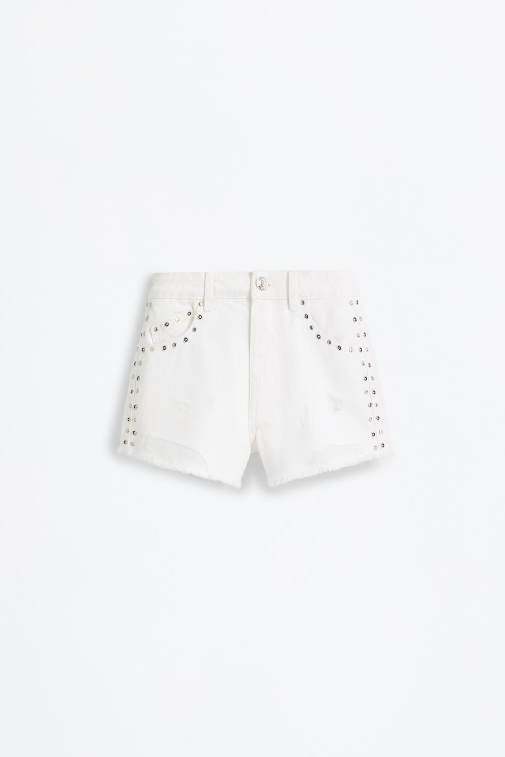 Short denim bordados