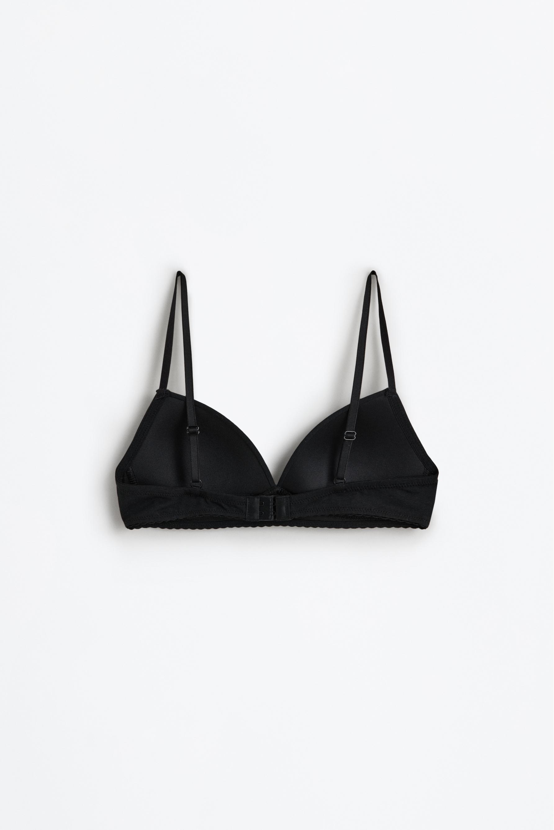 Triangle bra — BLACK