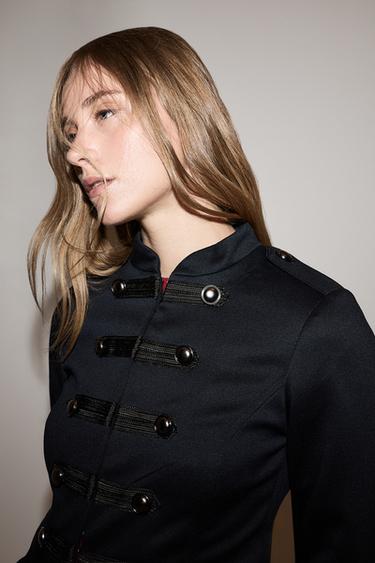 Fitted toggle jacket — NAVY 3