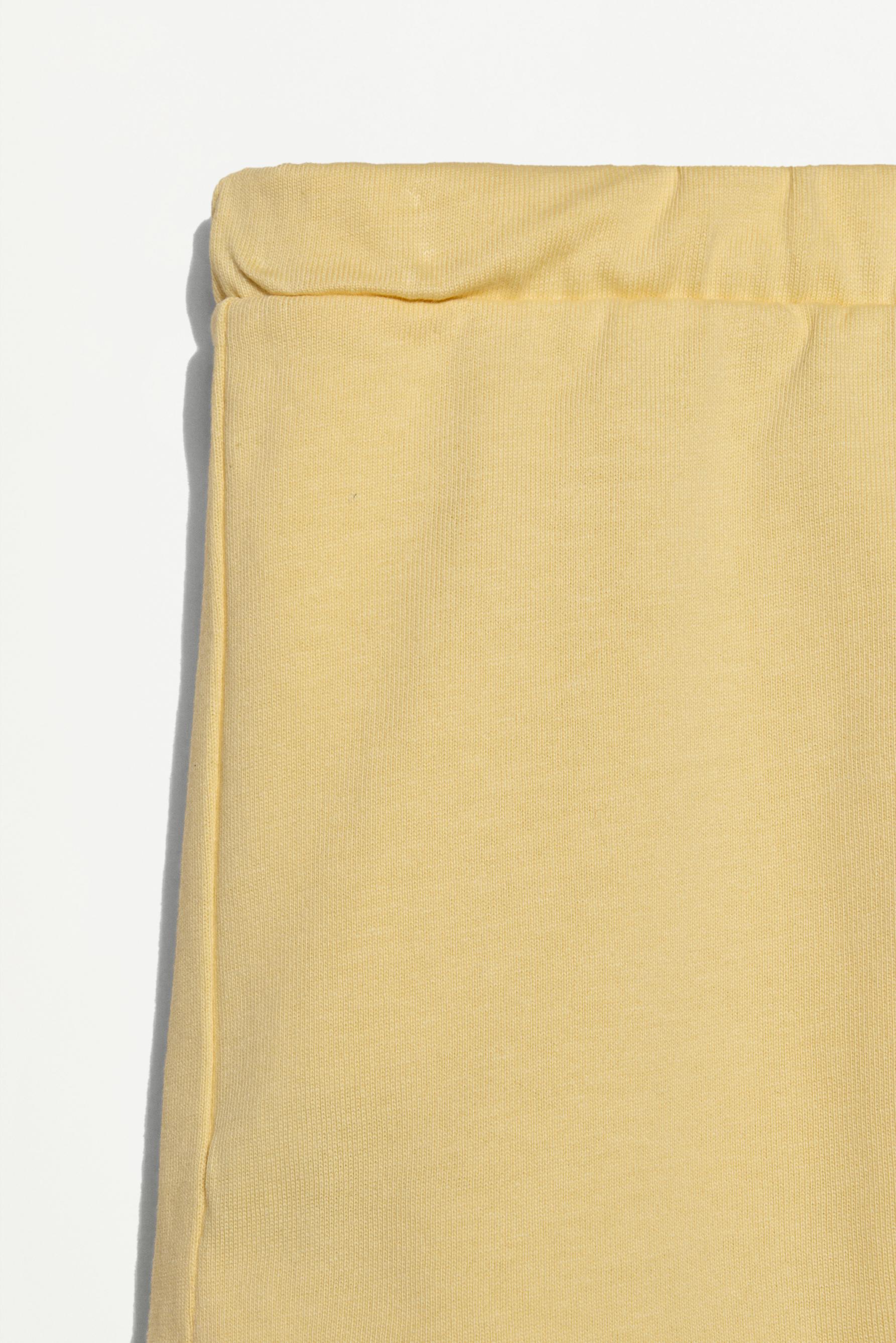 Heavy jersey T-shirt and Bermuda shorts set — MID YELLOW