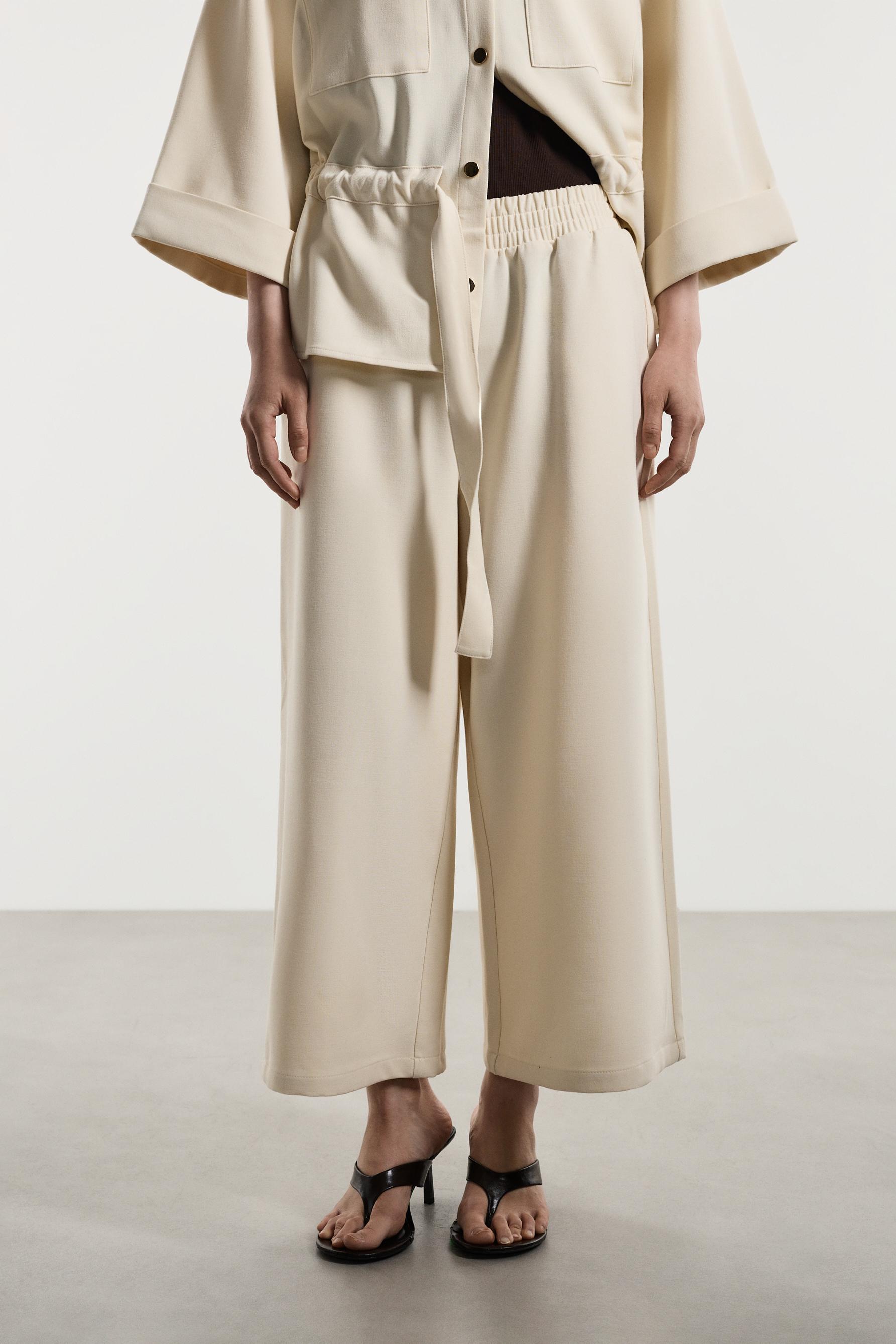 Culotte joggers — SAND