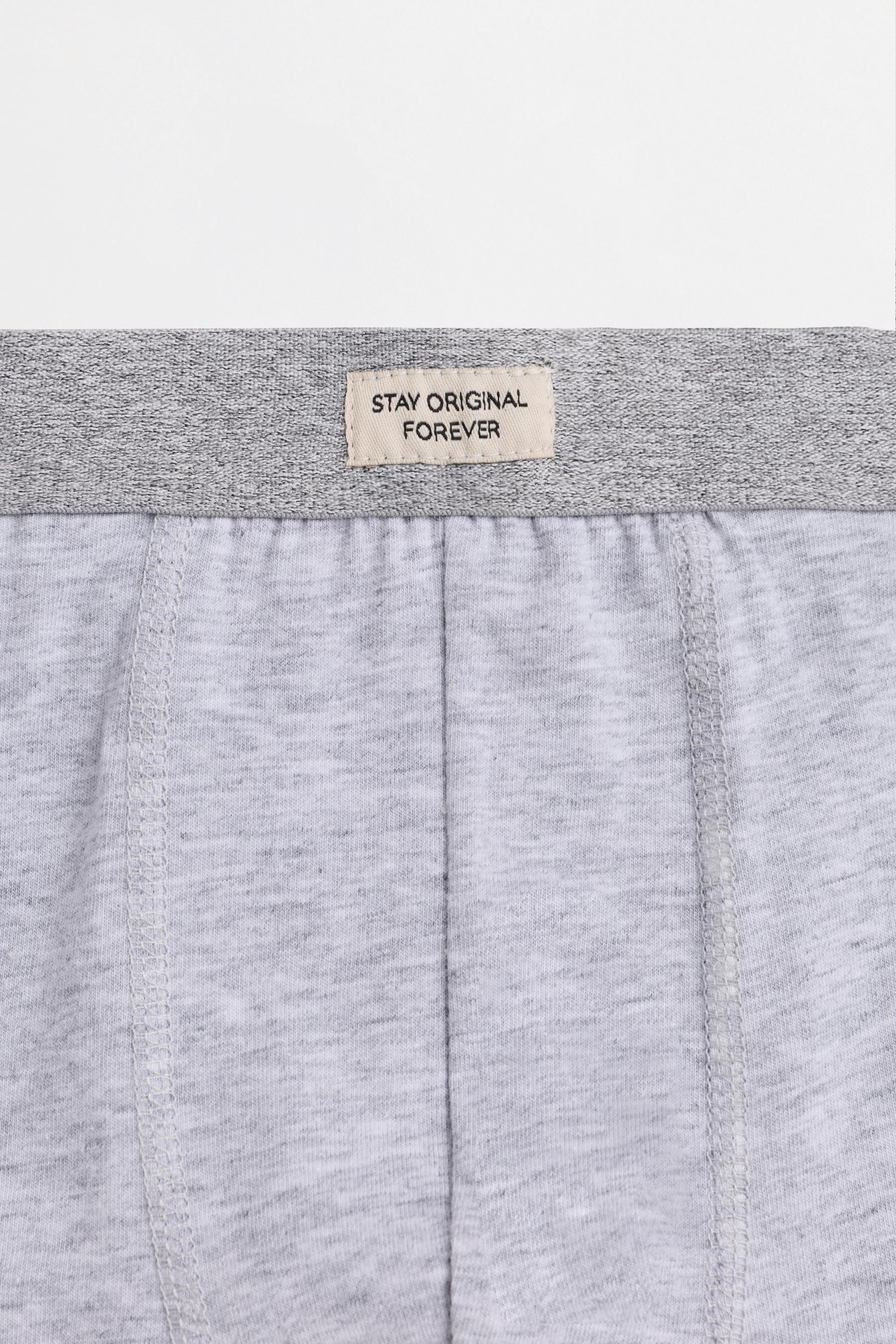 Plain Boxer Briefs (7-Pack) — GREEN MARL