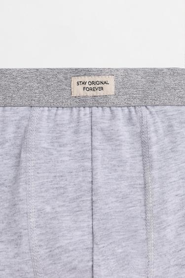 Plain Boxer Briefs (7-Pack) — GREEN MARL 4