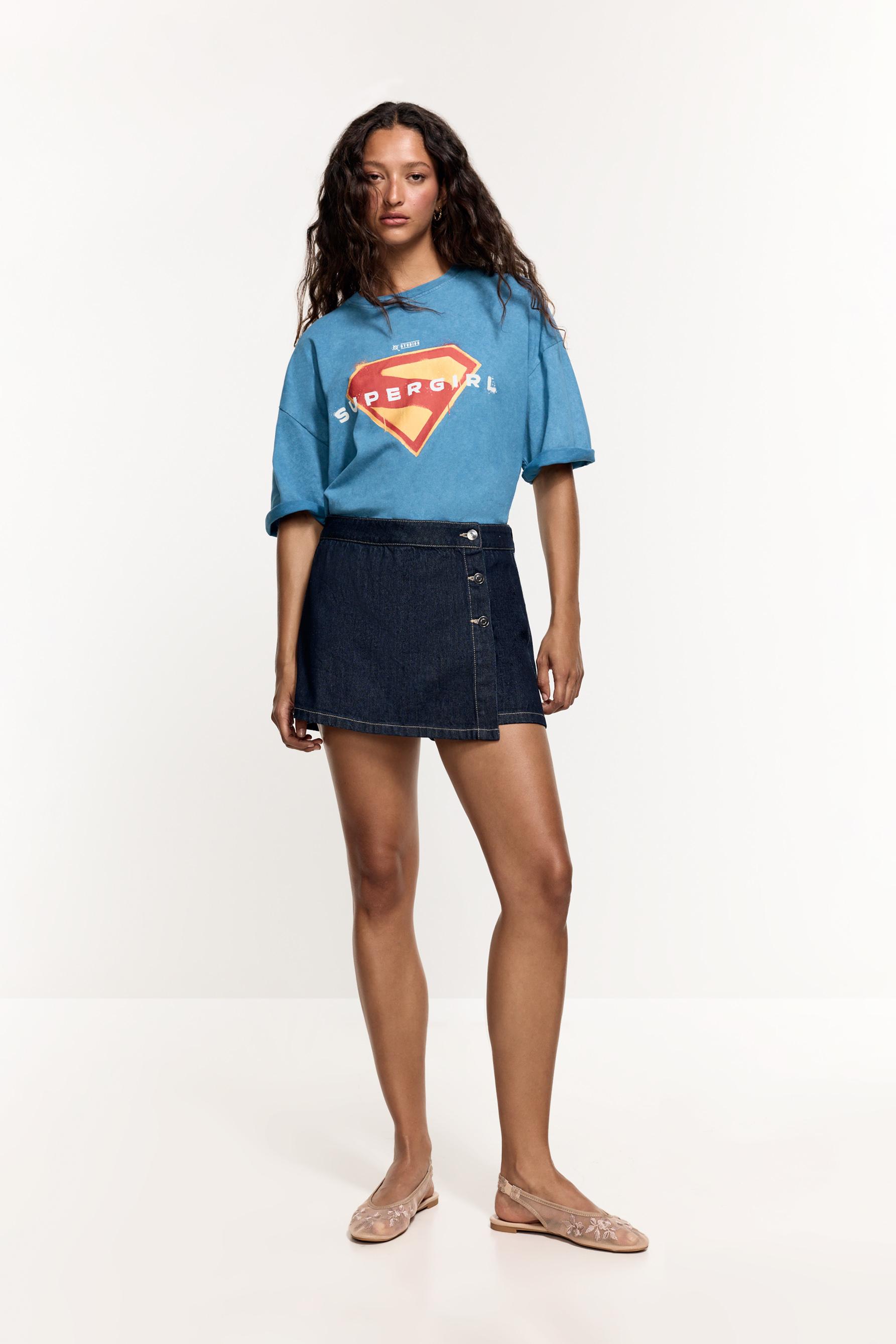 Supergirl ™Warner Bros T-shirt — BLUE