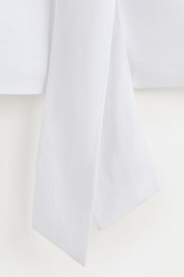 Halter top with front knot — WHITE 6