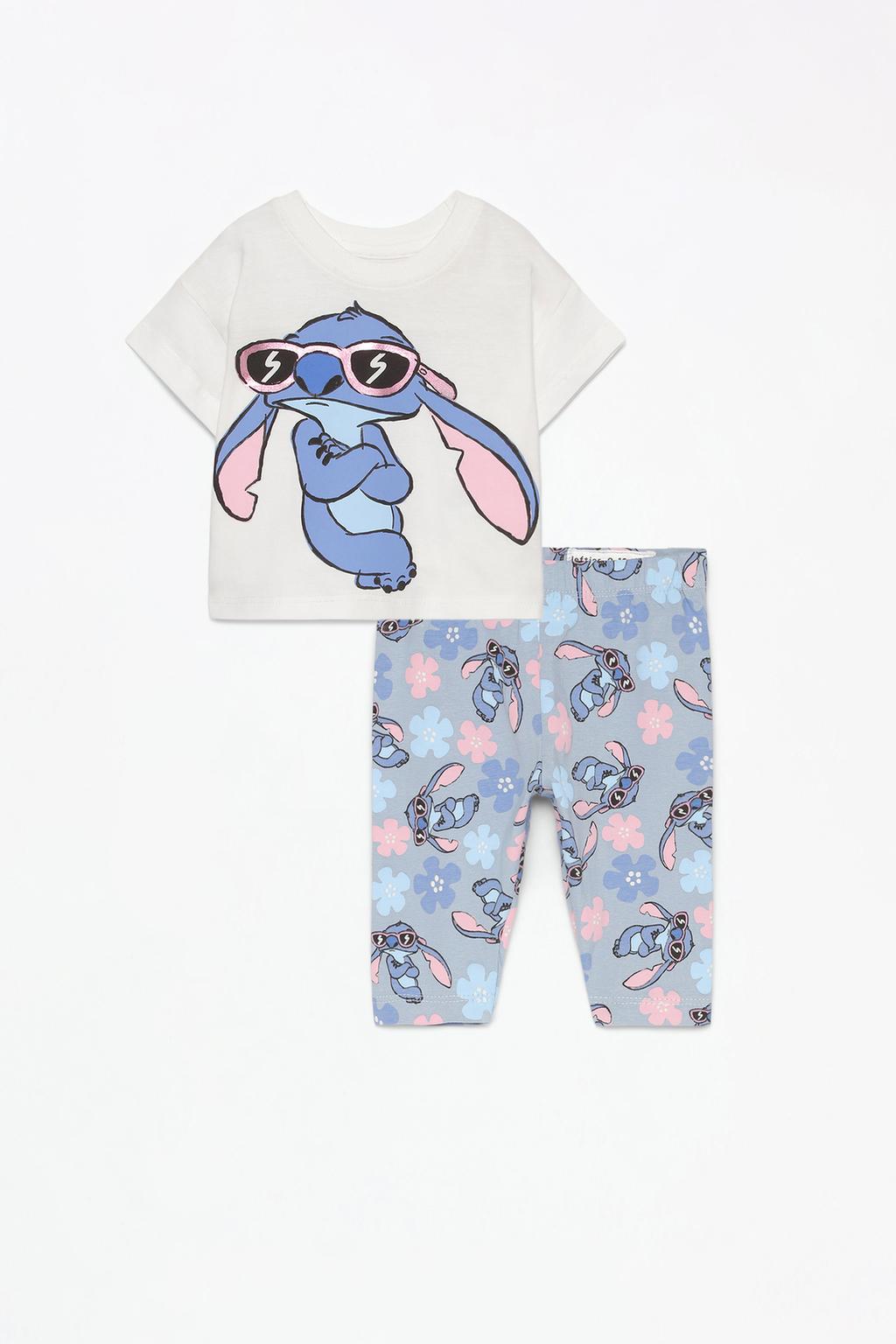 Stitch ©Disney T-shirt and leggings co-ord