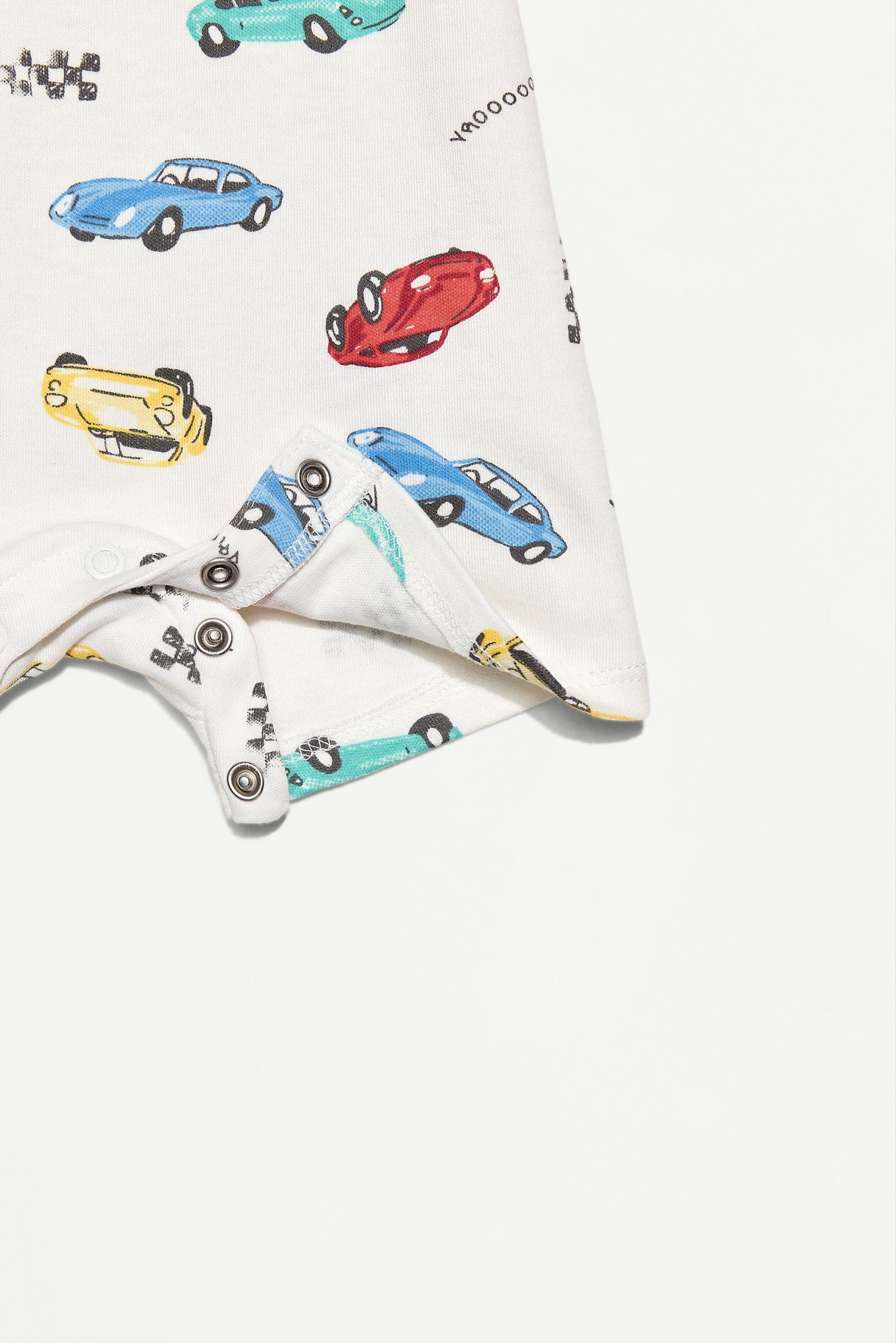 Pack of 2 short one-piece sleepsuits — PALE TURQUOISE