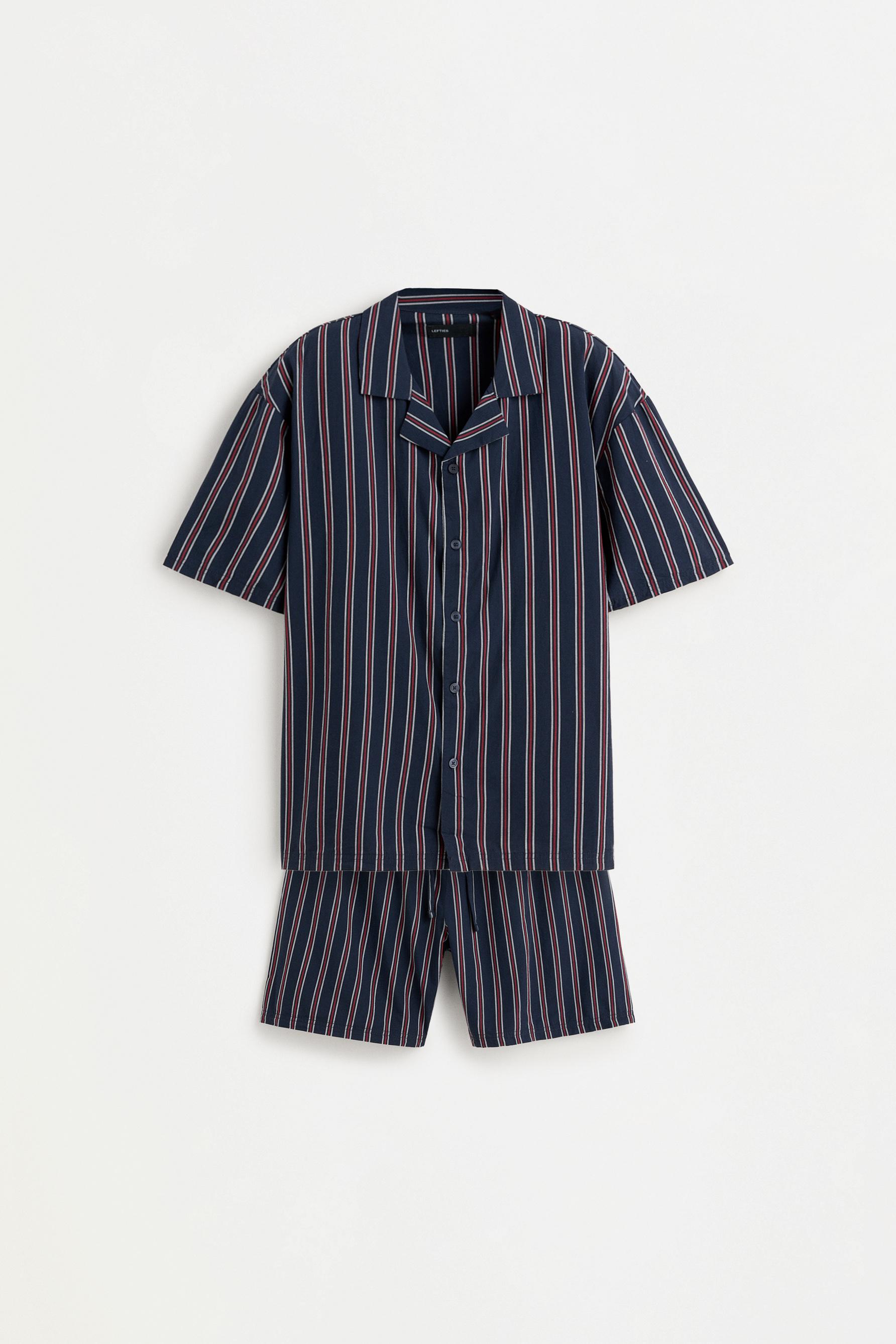 Striped short pyjamas — NAVY