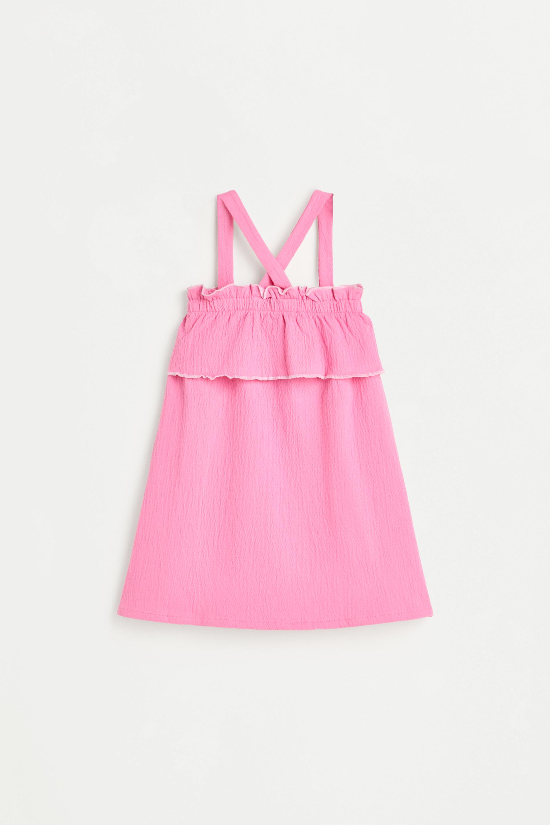Ruffled dress — FUCHSIA