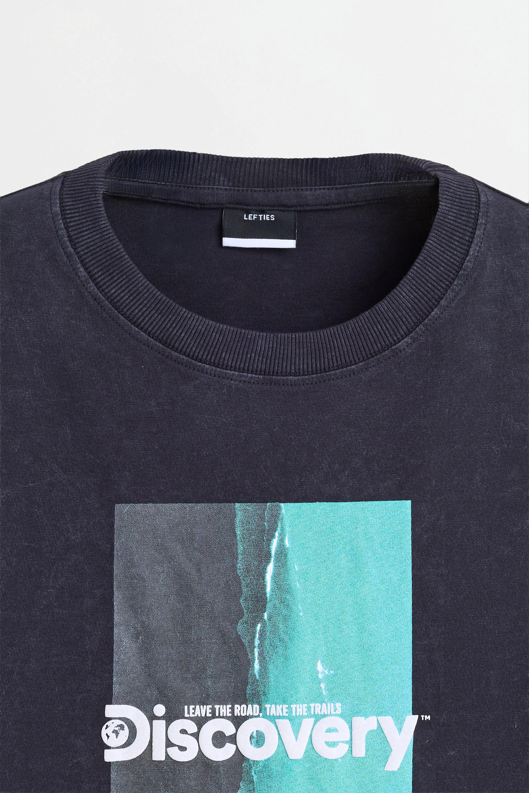 Discovery ™Warner Bros washed-effect T-shirt — BLACK