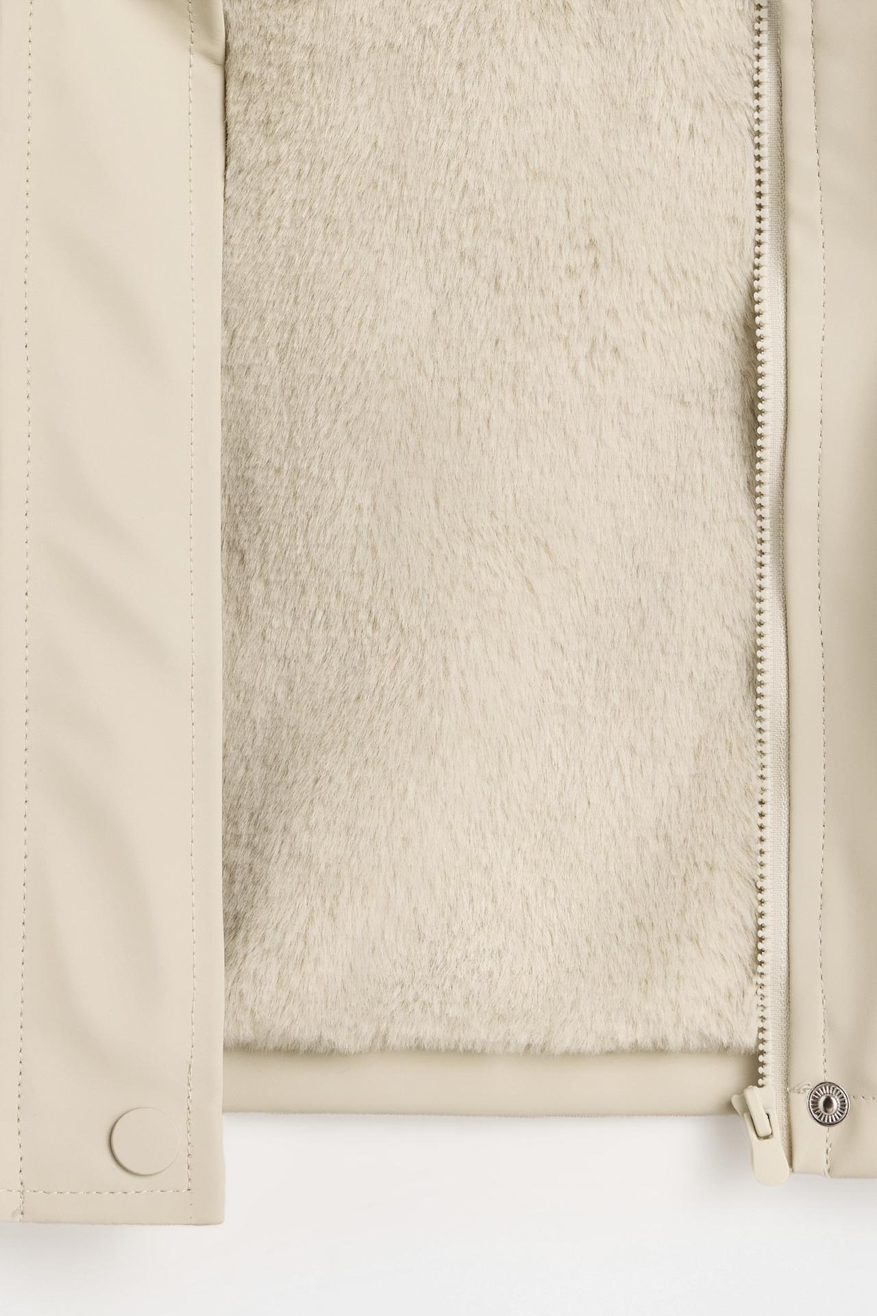Rubberised raincoat — BEIGE