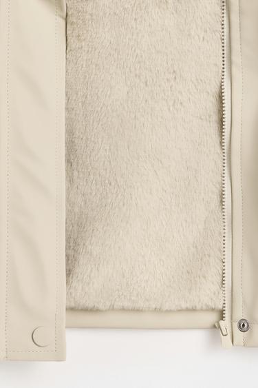 Rubberised raincoat — BEIGE 4
