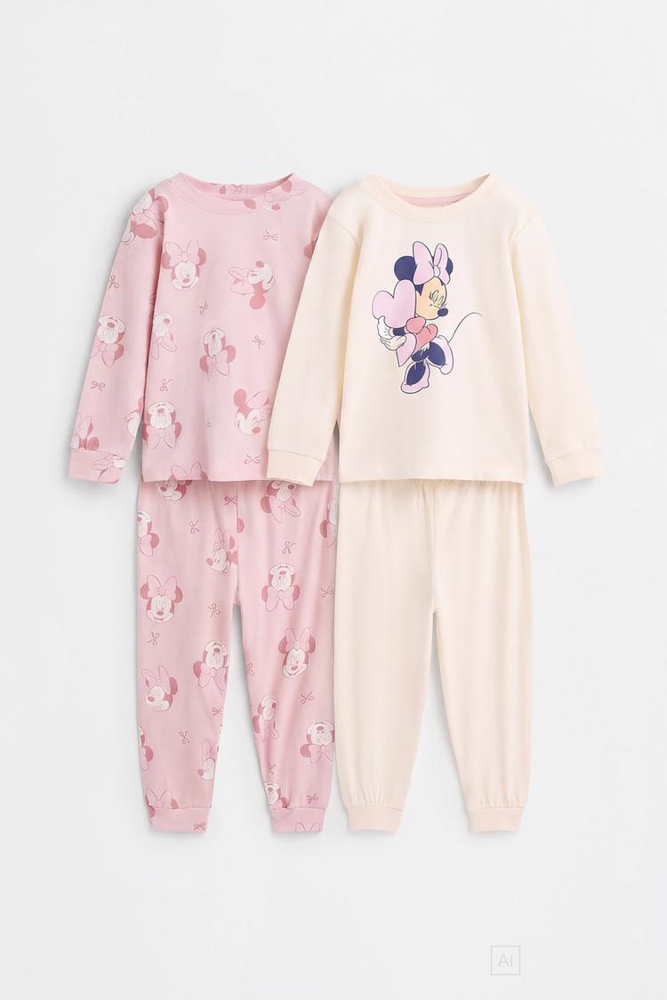 2-pack of Minnie Mouse ©Disney pyjamas — ECRU