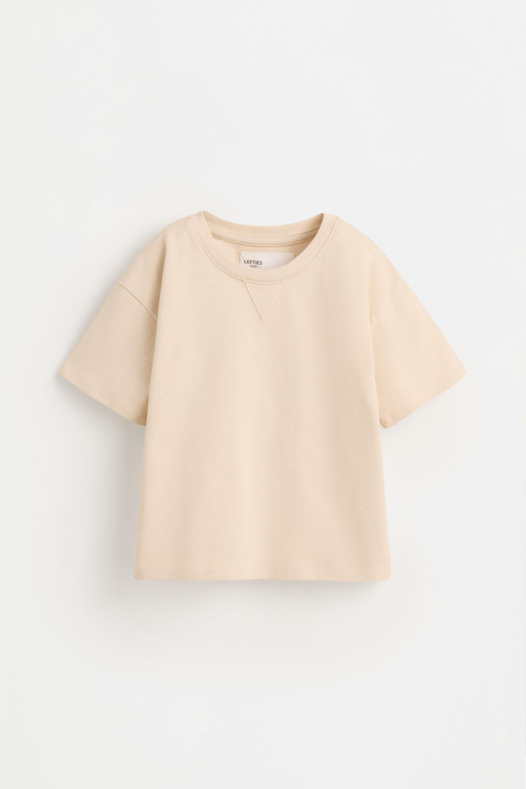 Heavy T-shirt and Bermuda shorts co-ord — ECRU
