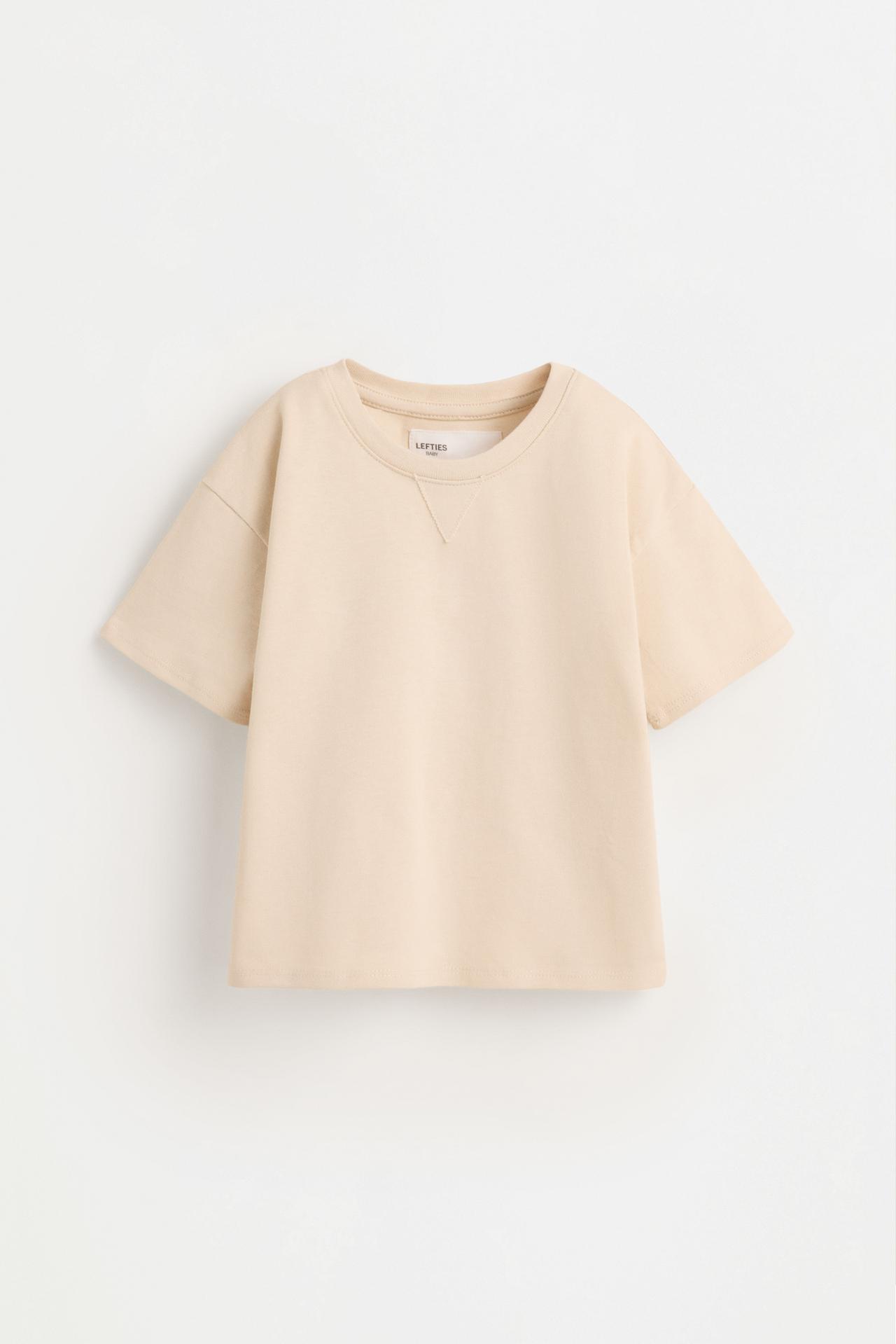 Heavy T-shirt and Bermuda shorts co-ord — ECRU