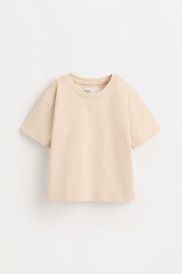 Heavy T-shirt and Bermuda shorts co-ord — ECRU 2