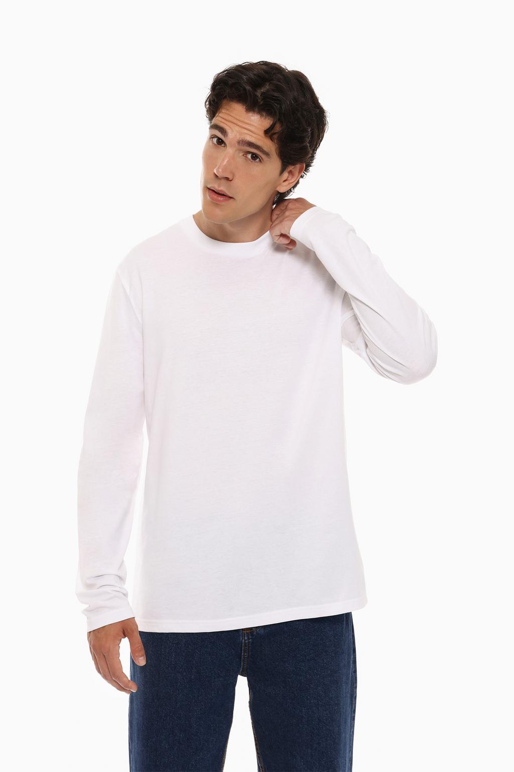 Basic T-shirt with long sleeves