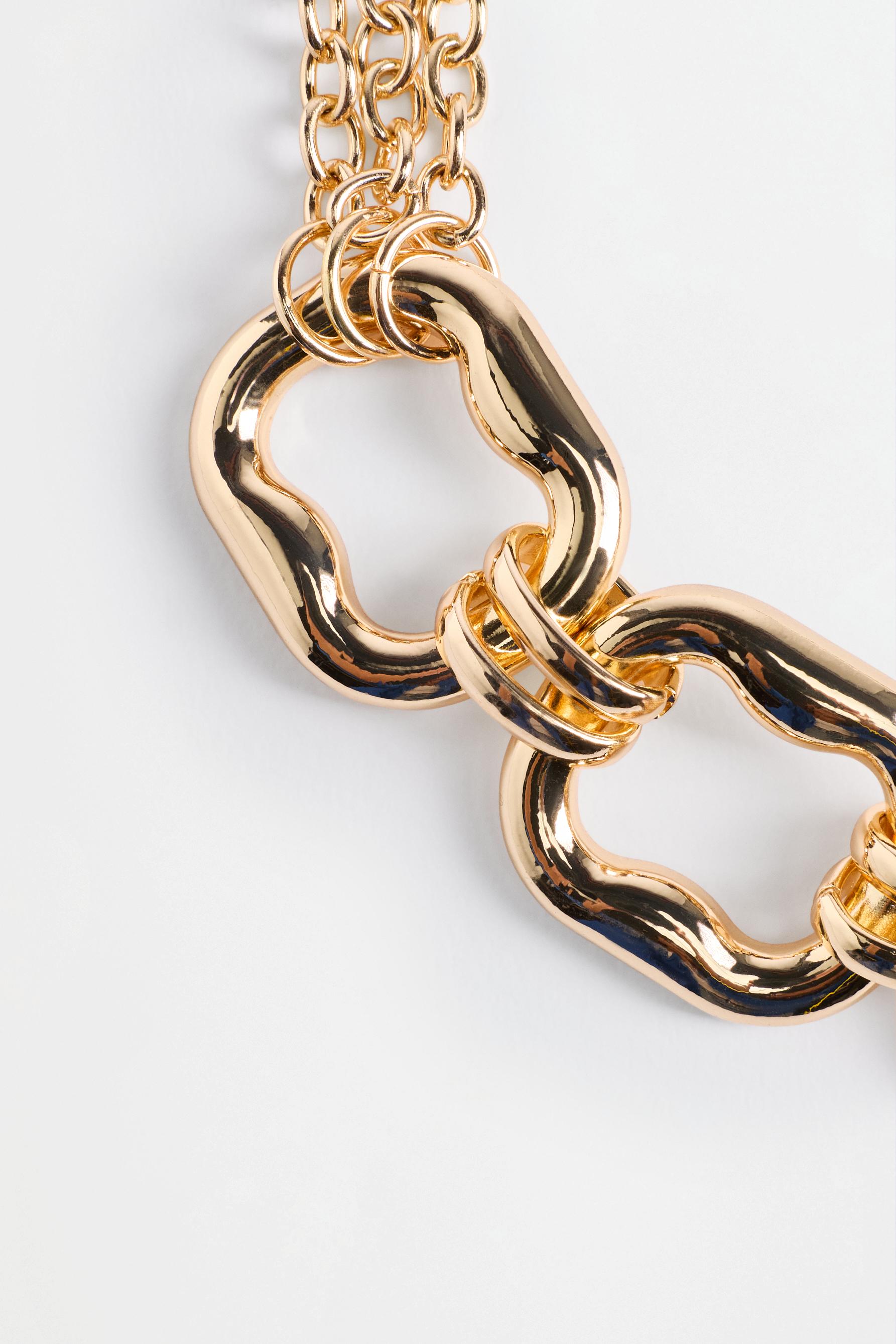 Gold link necklace — GOLD