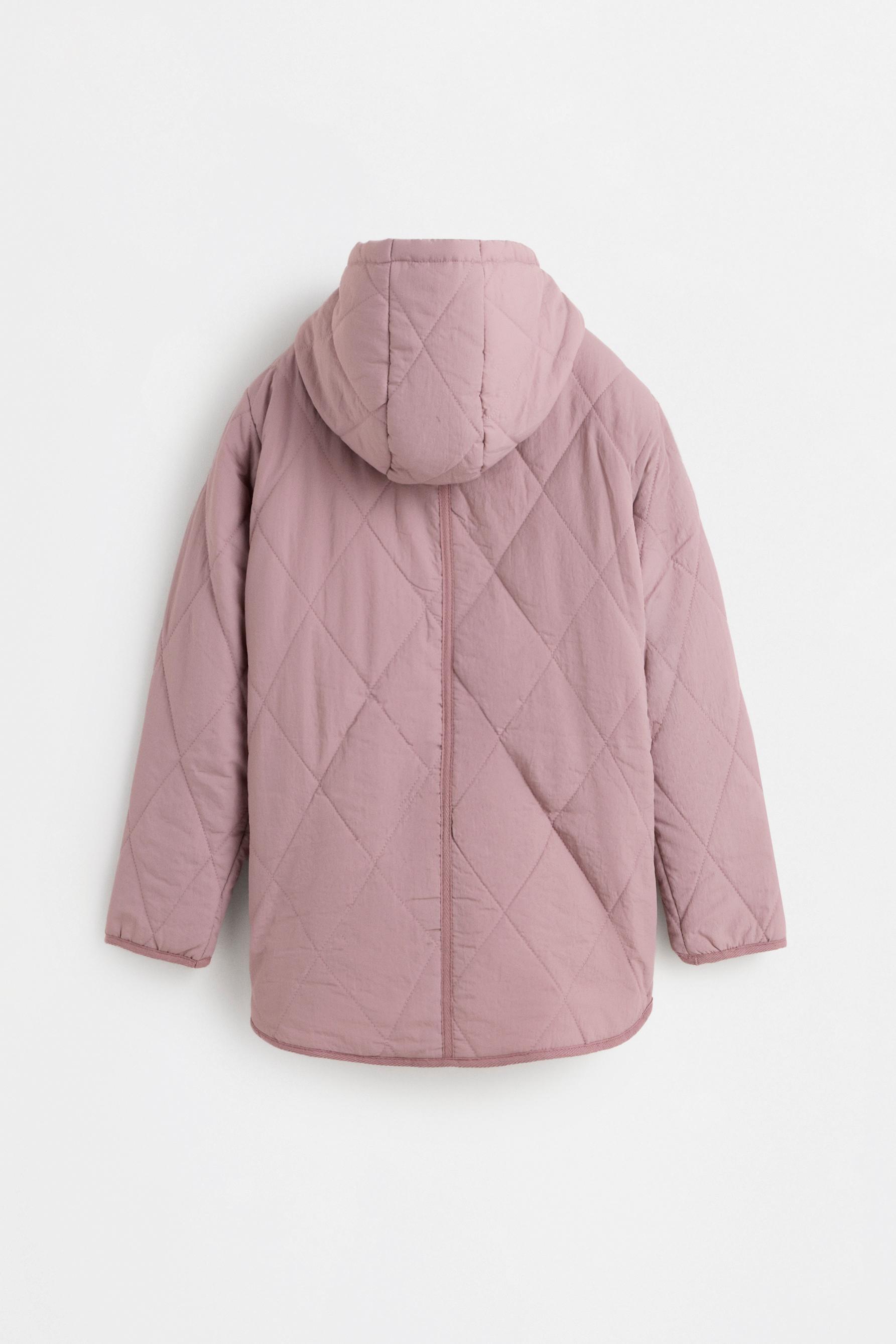 Lightweight quilted coat — ROSE PINK