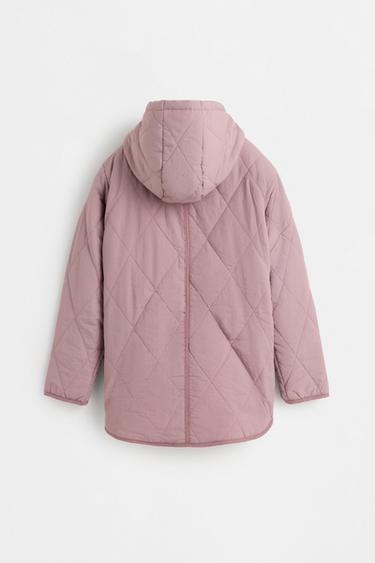 Lightweight quilted coat — ROSE PINK 2