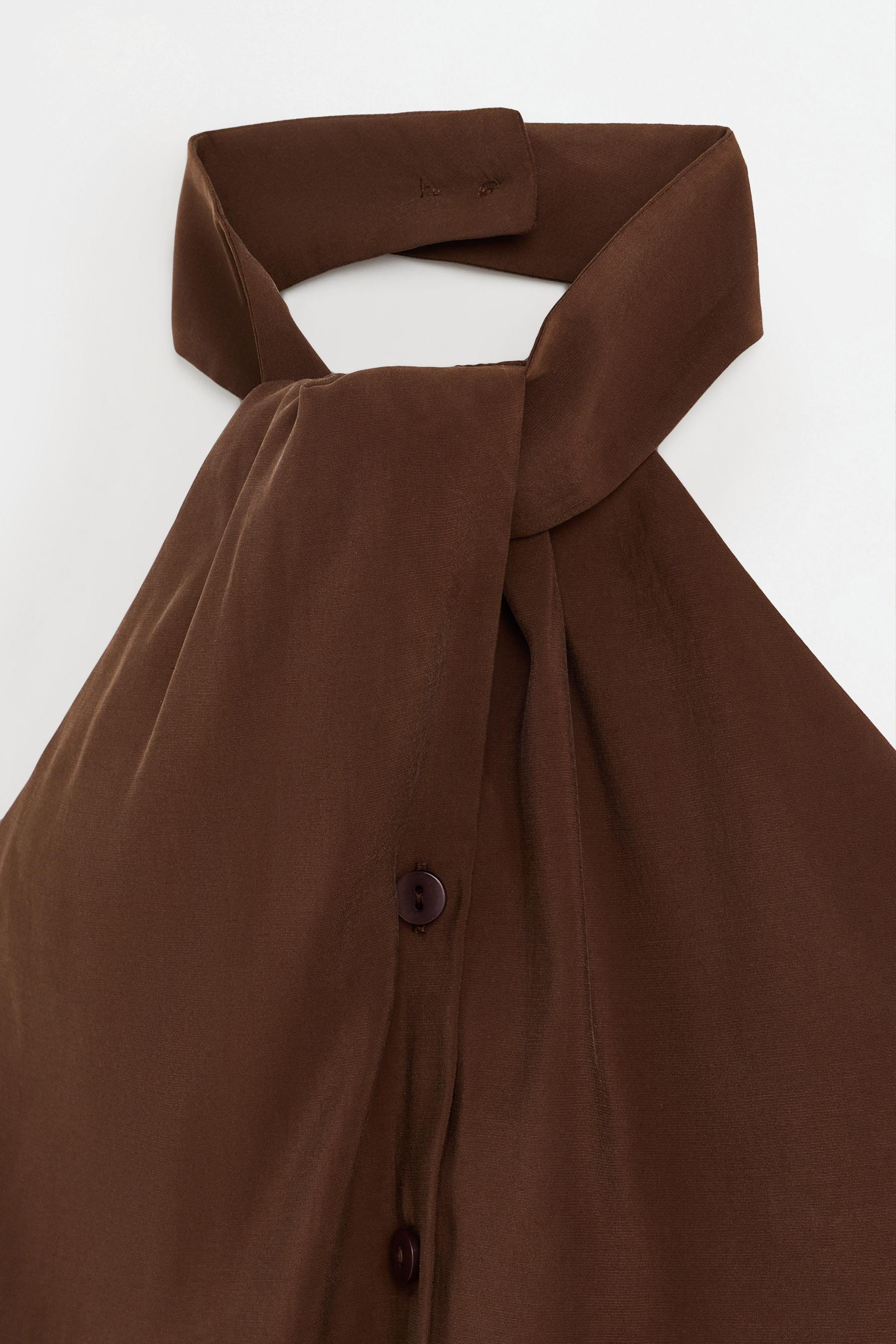 Soft halter neck top — OCHRE