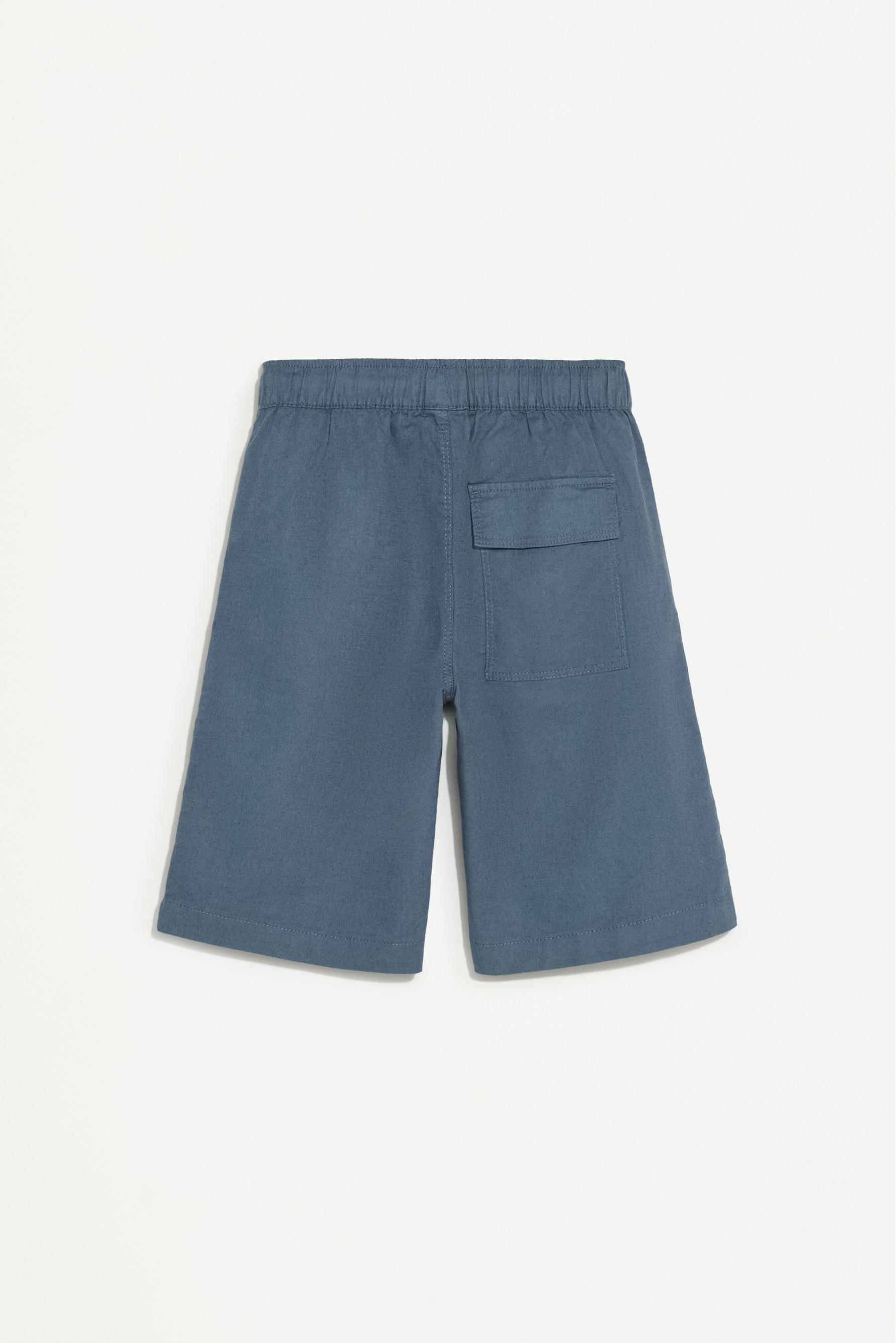 Rustic Bermuda shorts — FADED PETROL BLUE
