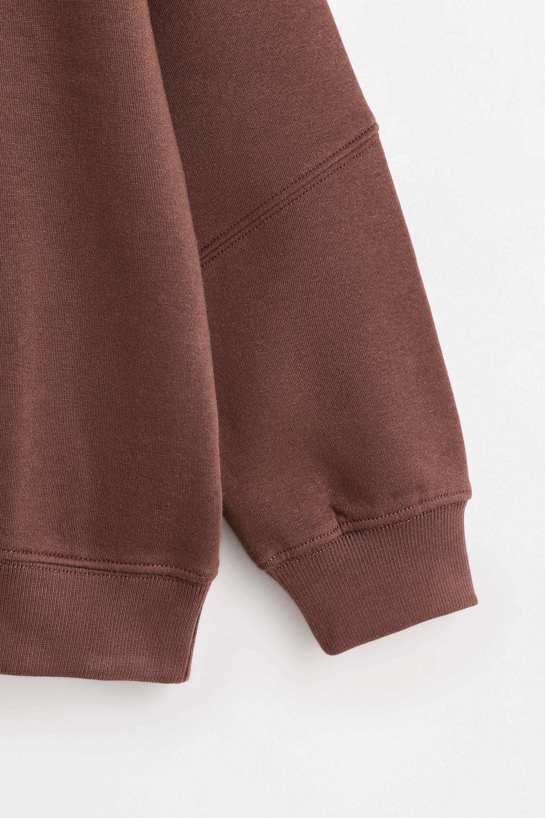 Pack of 4 plain plush sweatshirts — DARK TURQUOISE