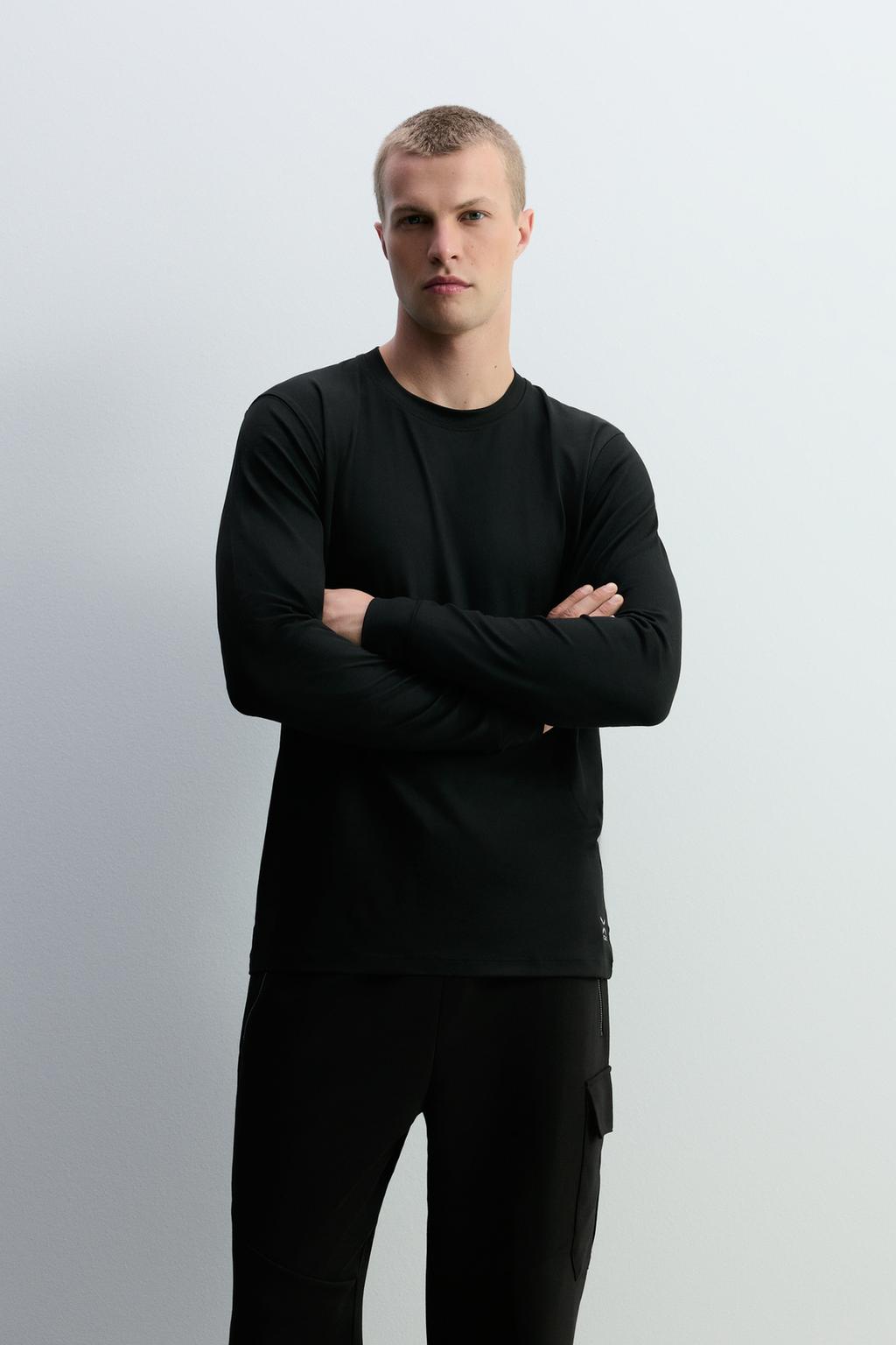 Tricou sport din țesătură de iarnă