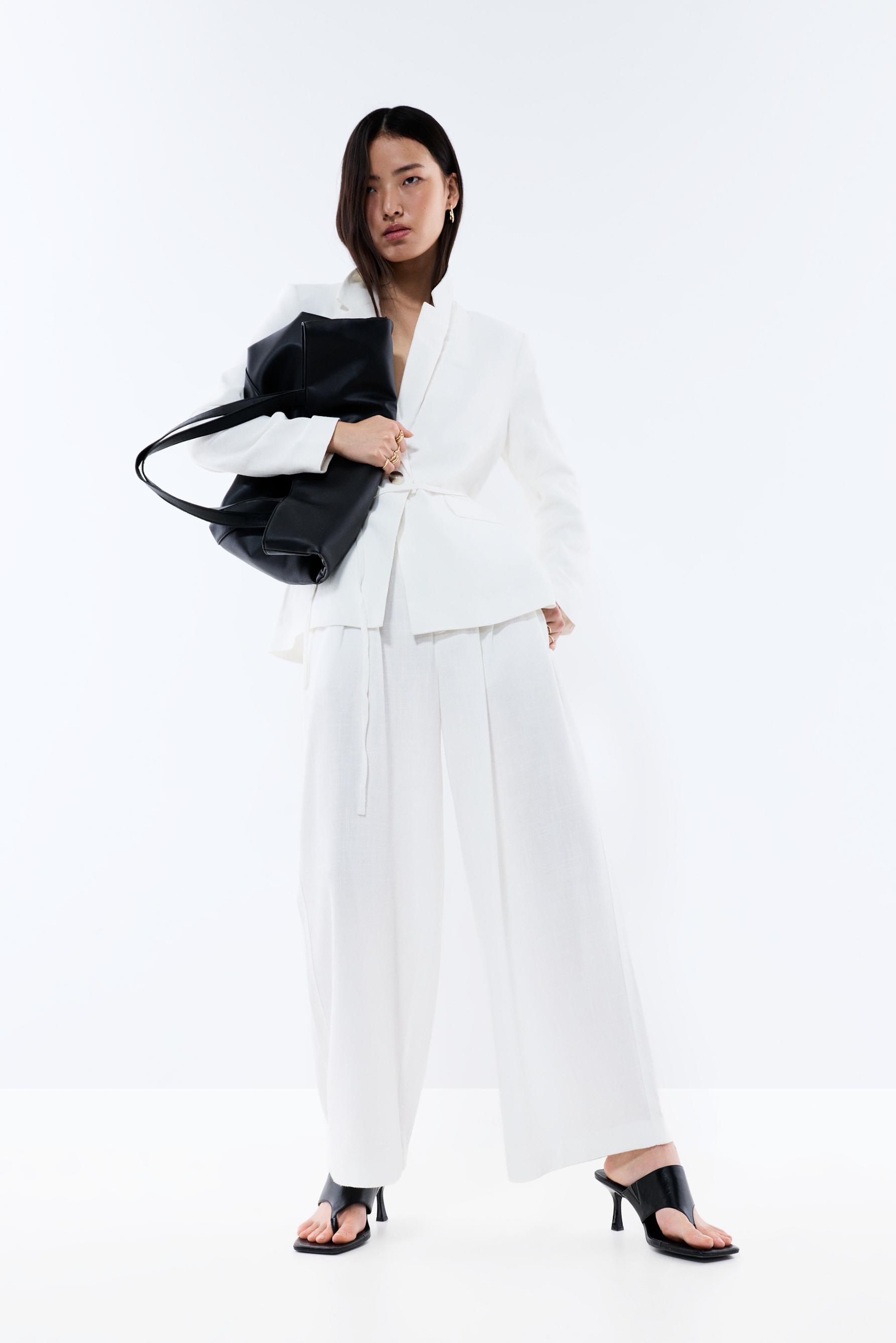 Rustic trousers — WHITE
