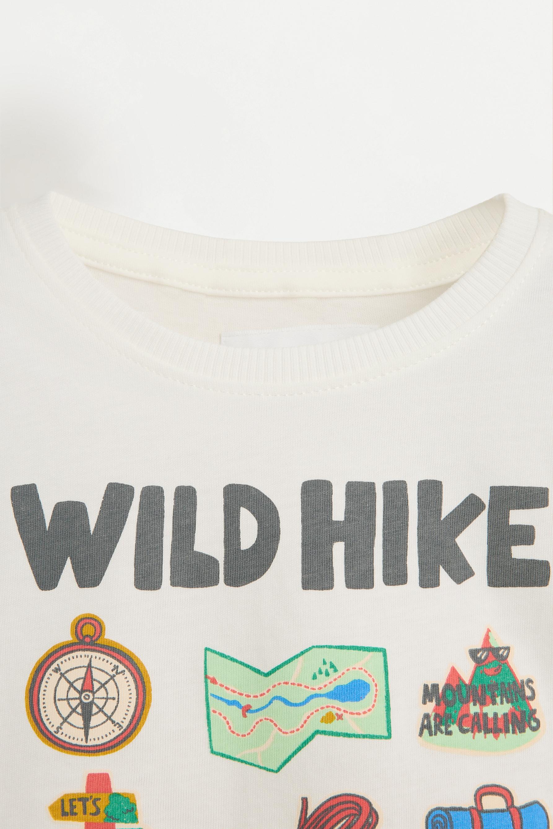 Printed T-shirt and Bermuda shorts set — SAGE GREEN