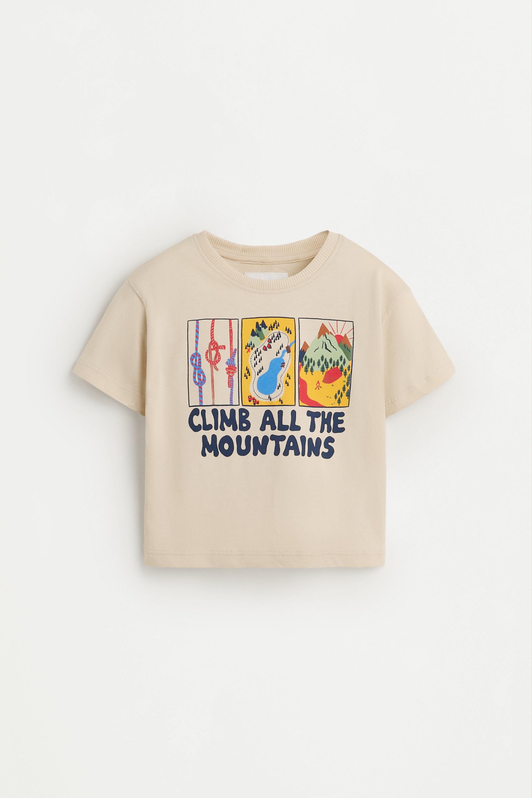 Printed T-shirt and Bermuda shorts set — FADED INDIGO