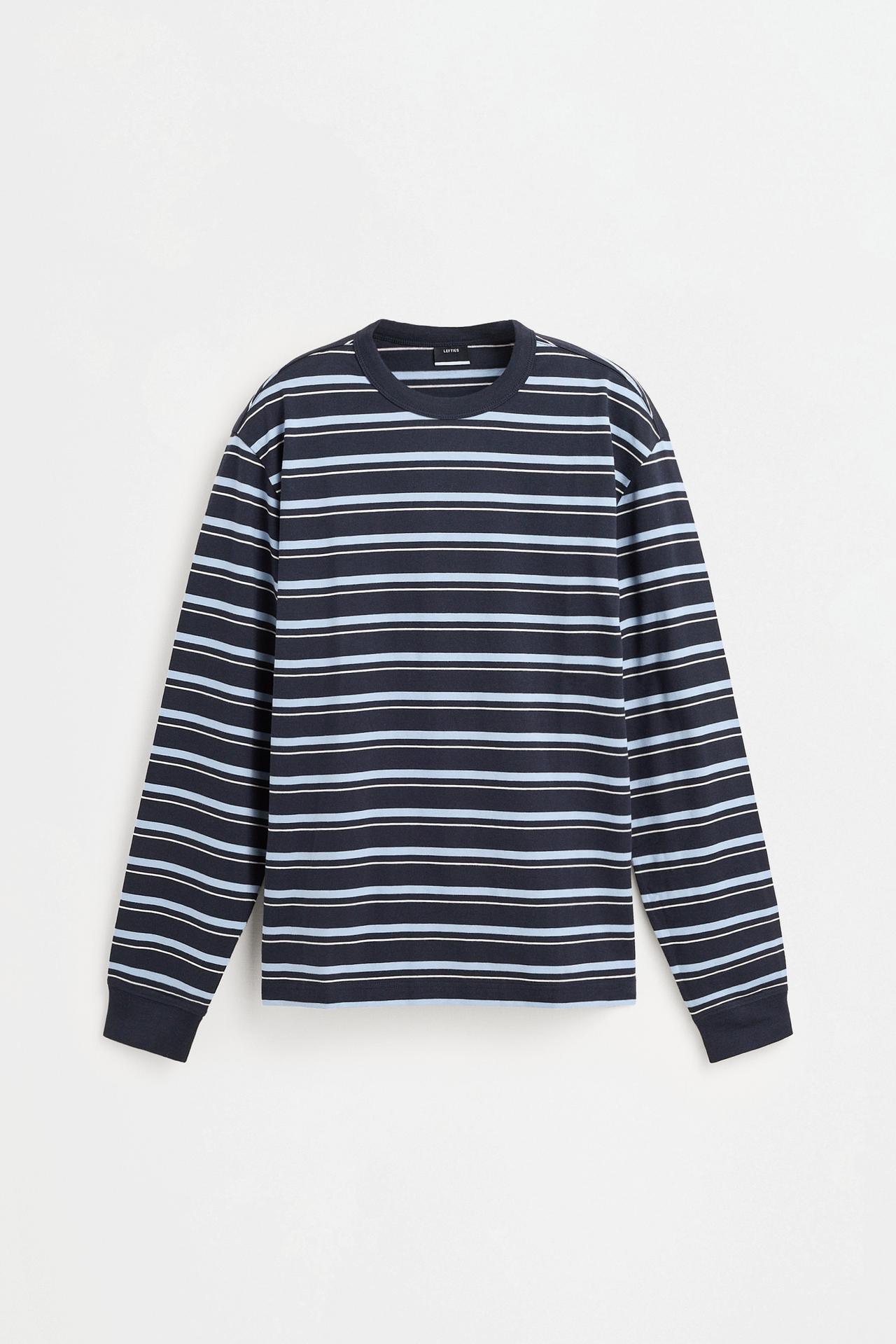 Medium jersey striped T-shirt — DARK NAVY