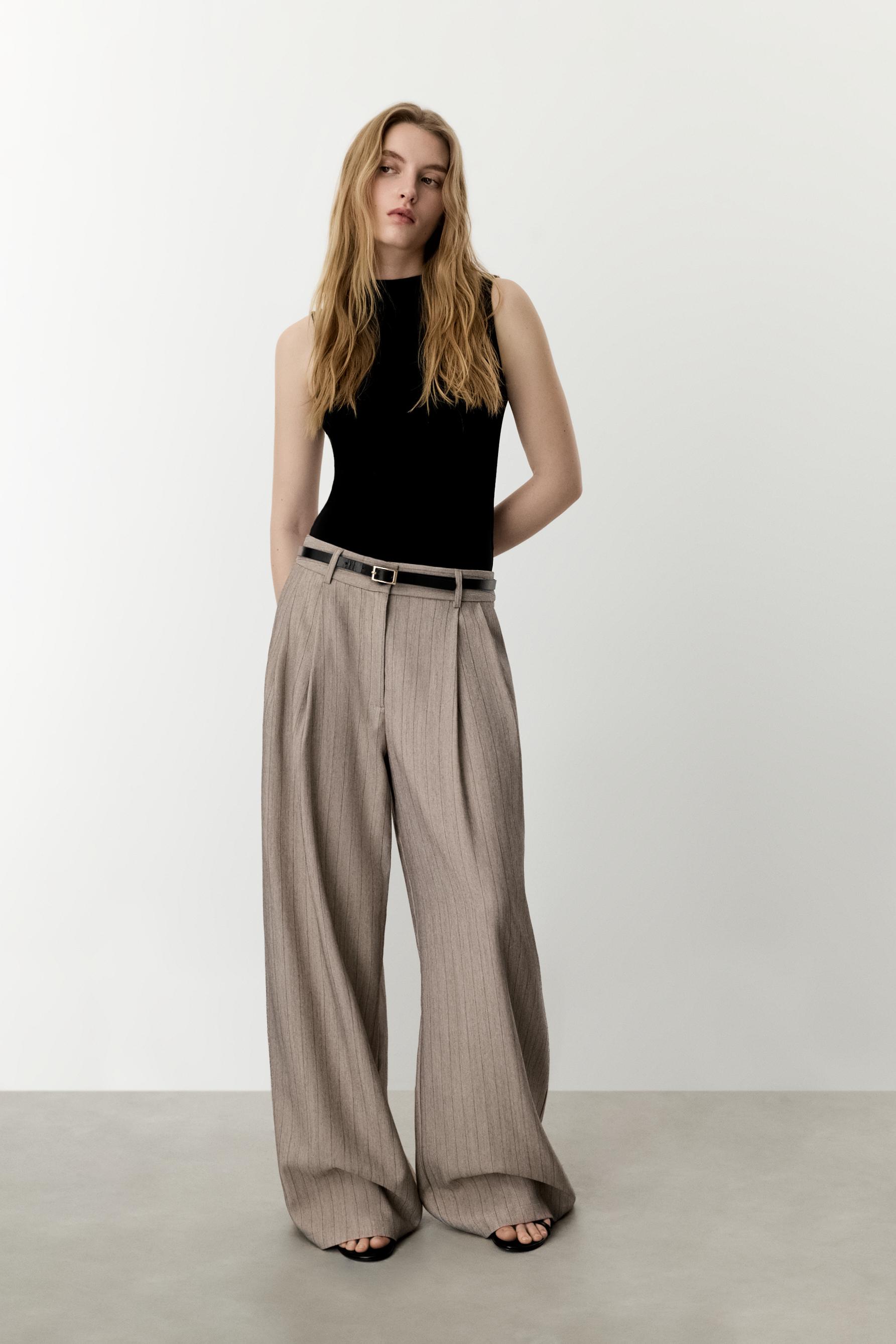 Pantalón wide leg básico