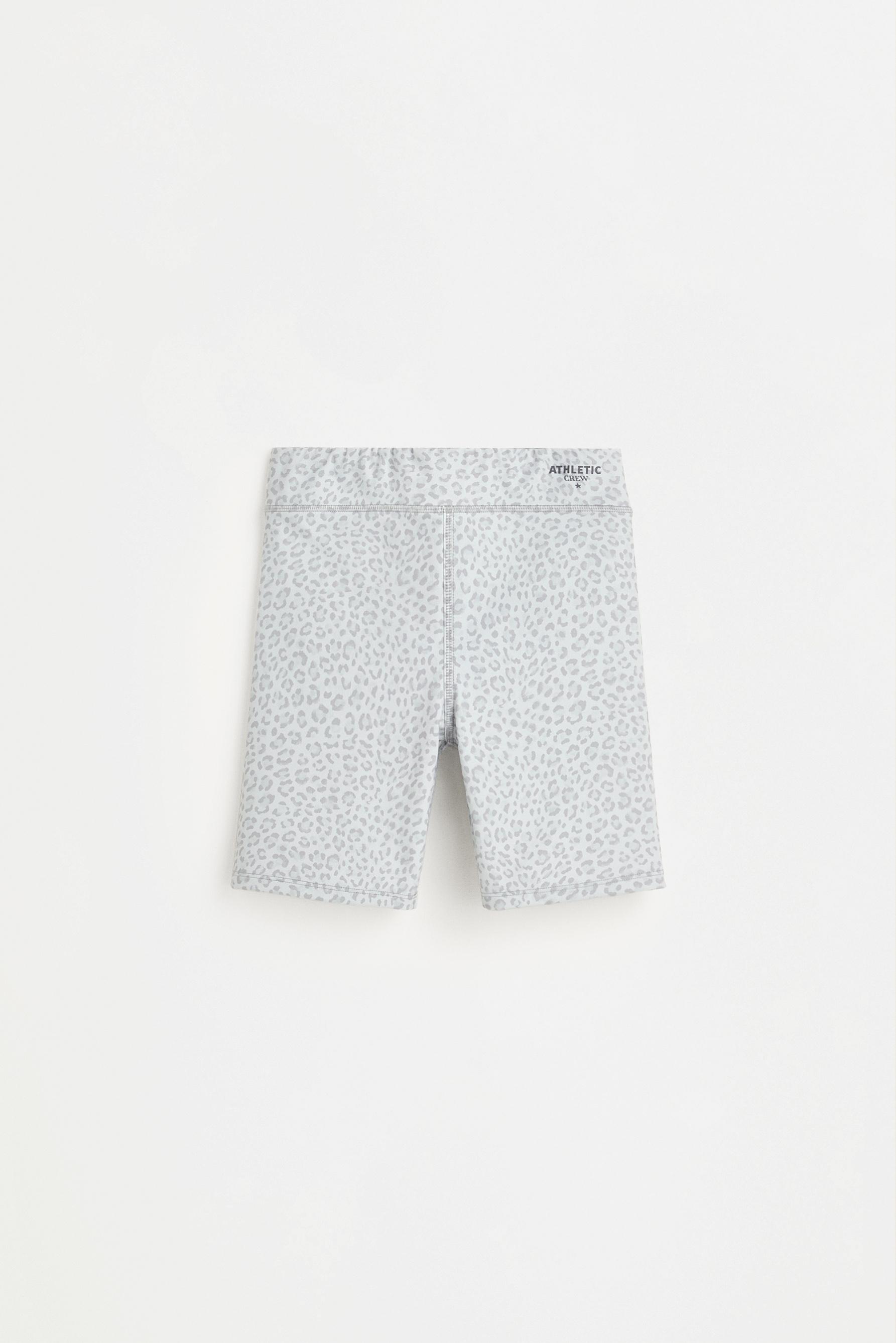 Printed cycling leggings — GREY