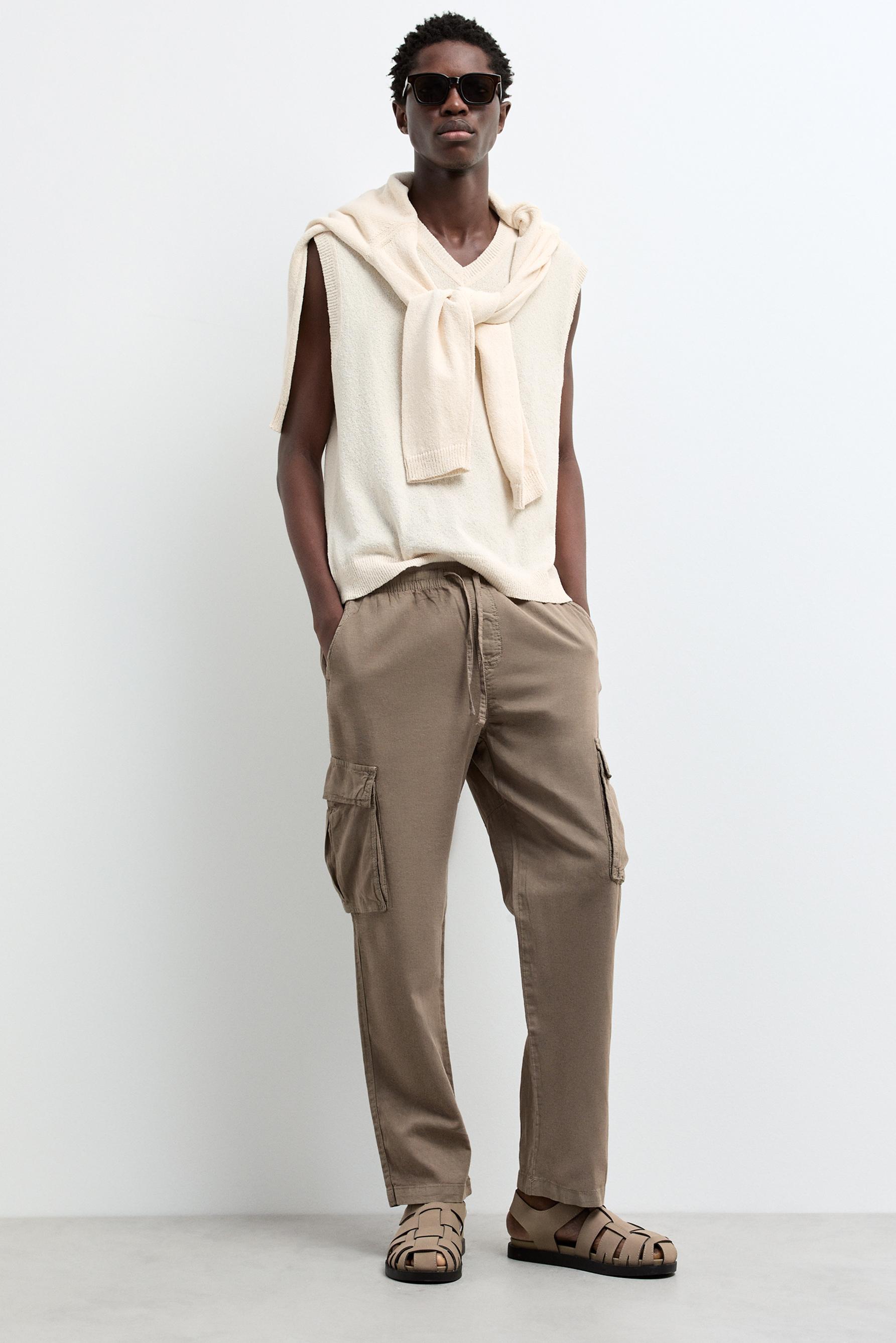 Men's cage sandals — BEIGE
