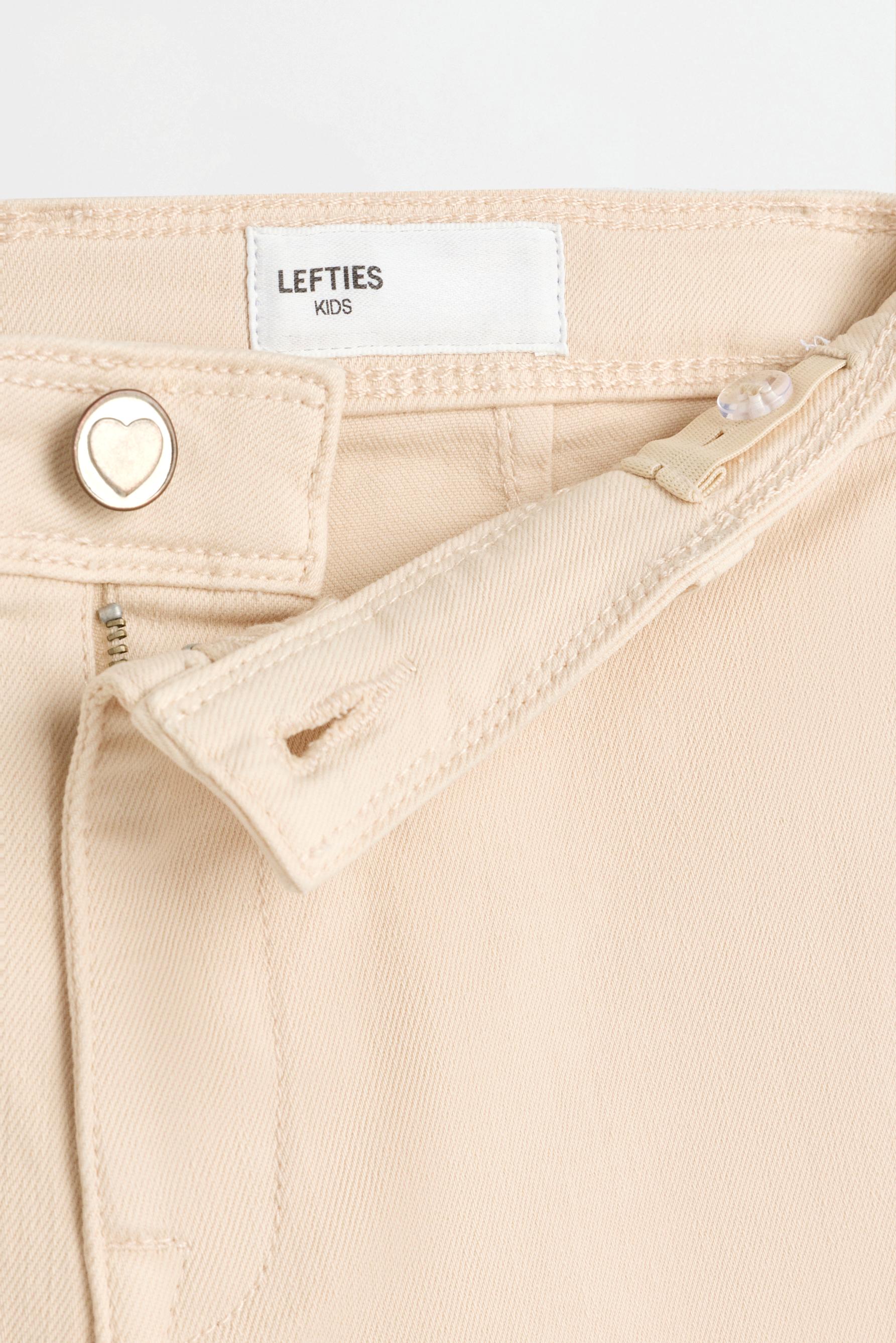 Wide-leg marine jeans — SAND