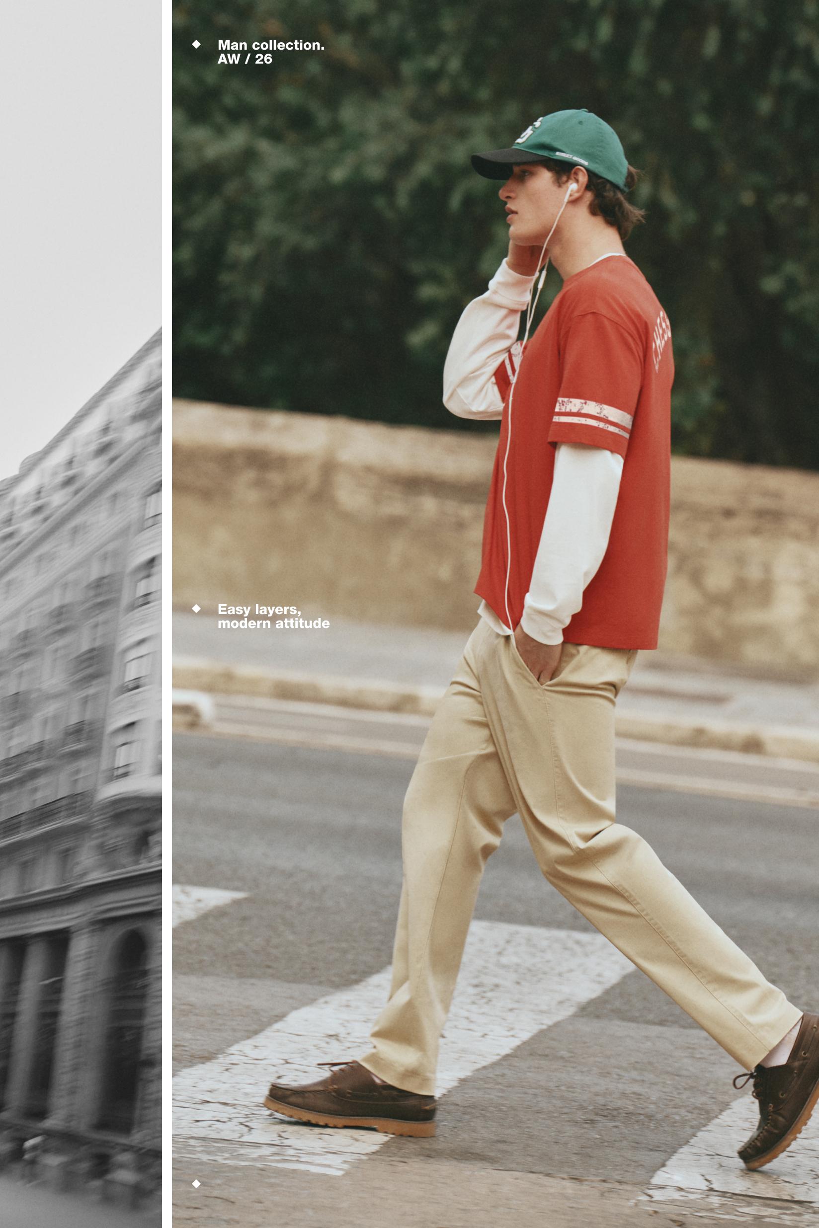 Slim fit chino trousers — BEIGE
