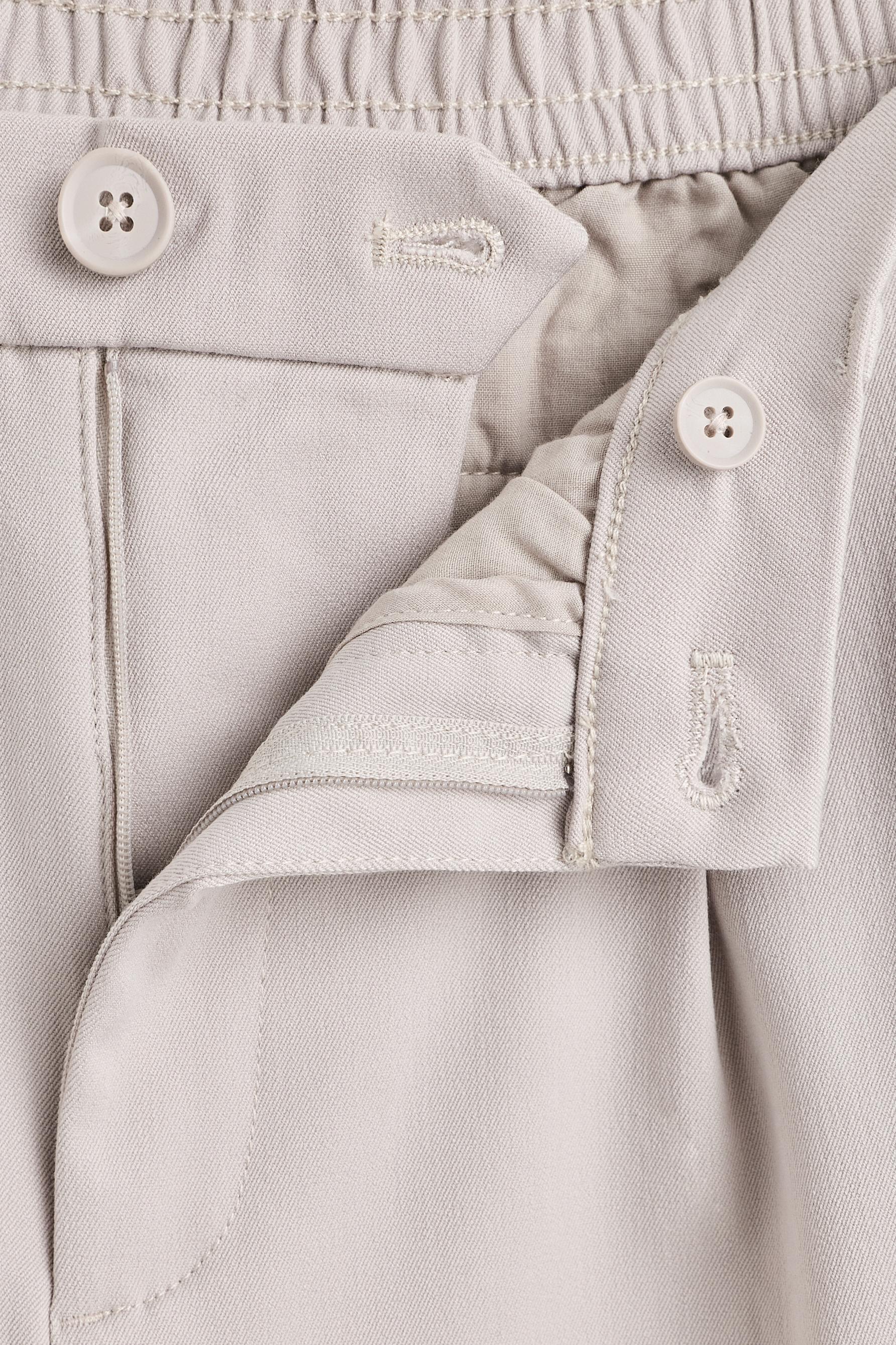 Wide-leg tailored trousers — GREY