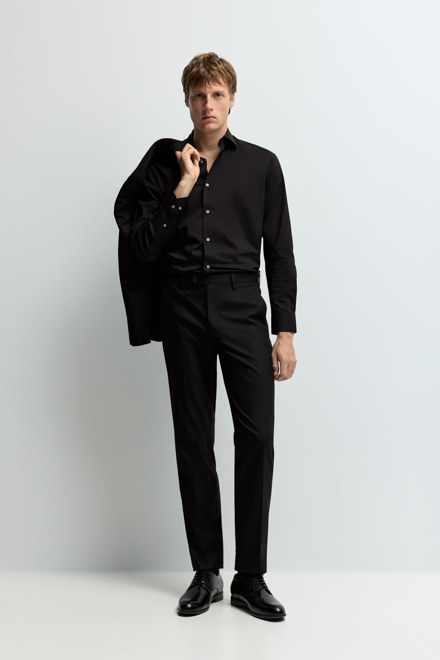 Tailored shirt — BLACK