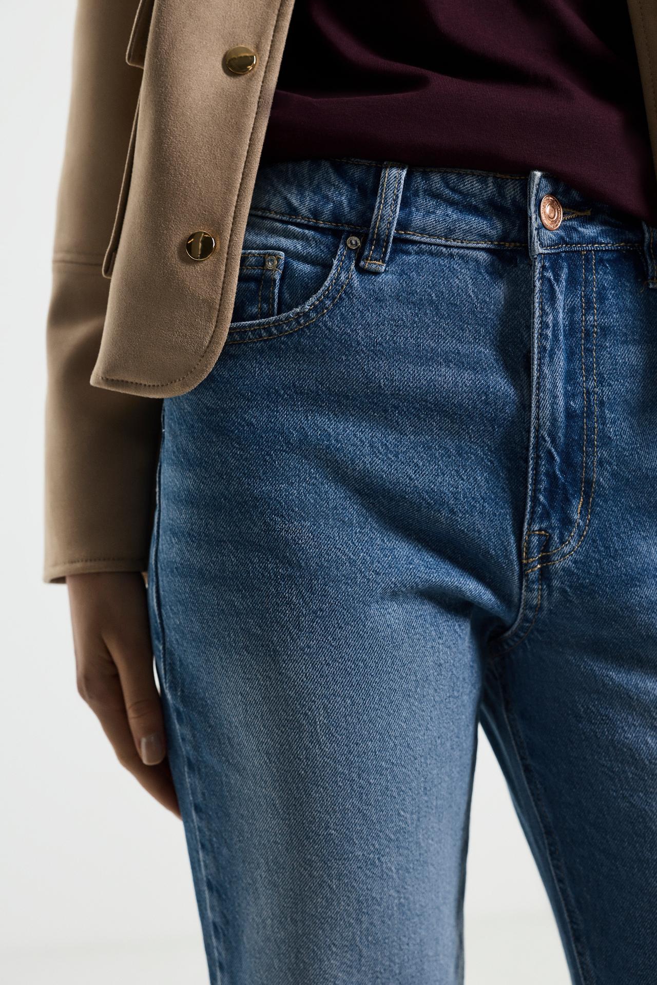 Mom fit jeans — OCEAN BLUE