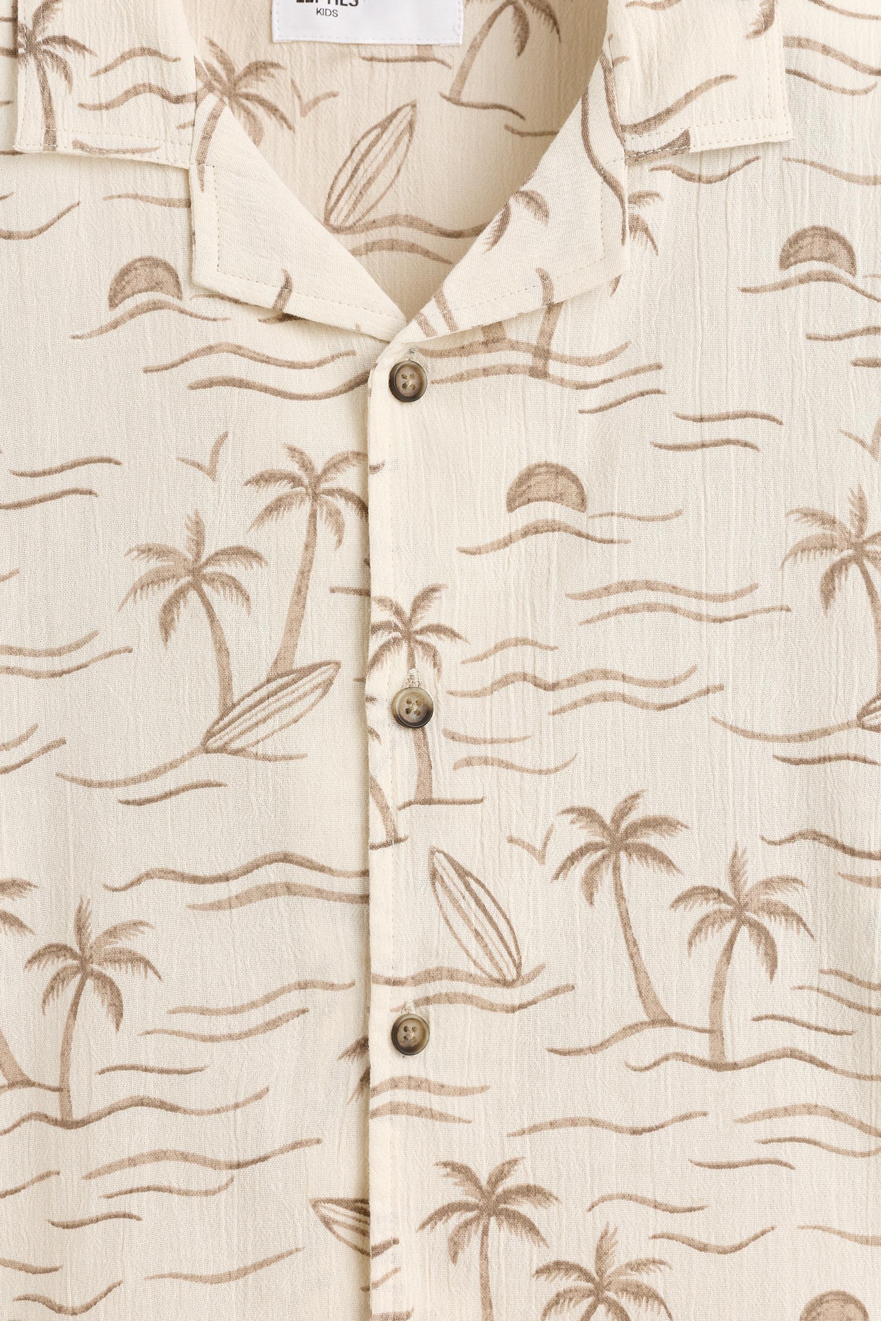 Printed resort shirt — OFF WHITE