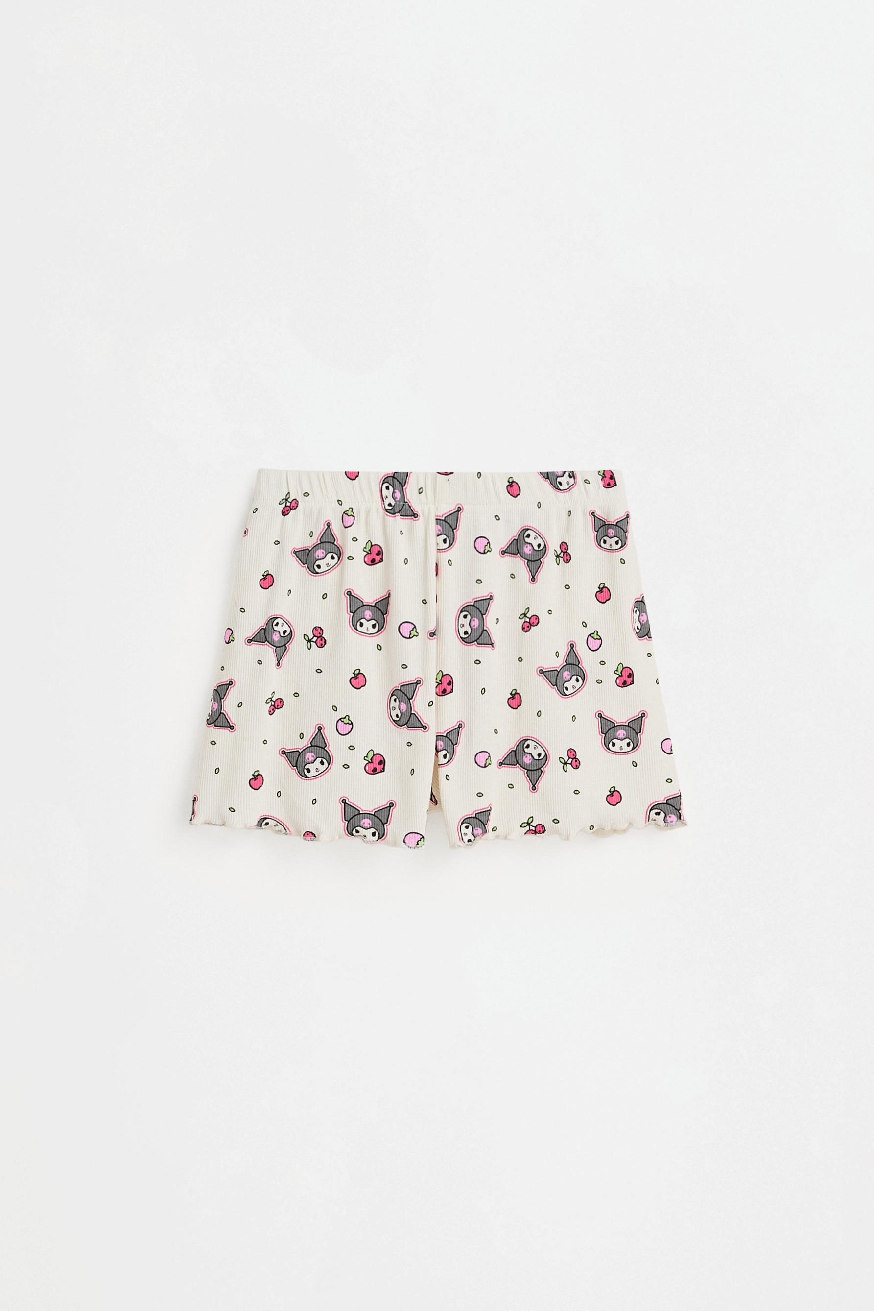 Kuromi ©SANRIO short pyjamas — OFF WHITE