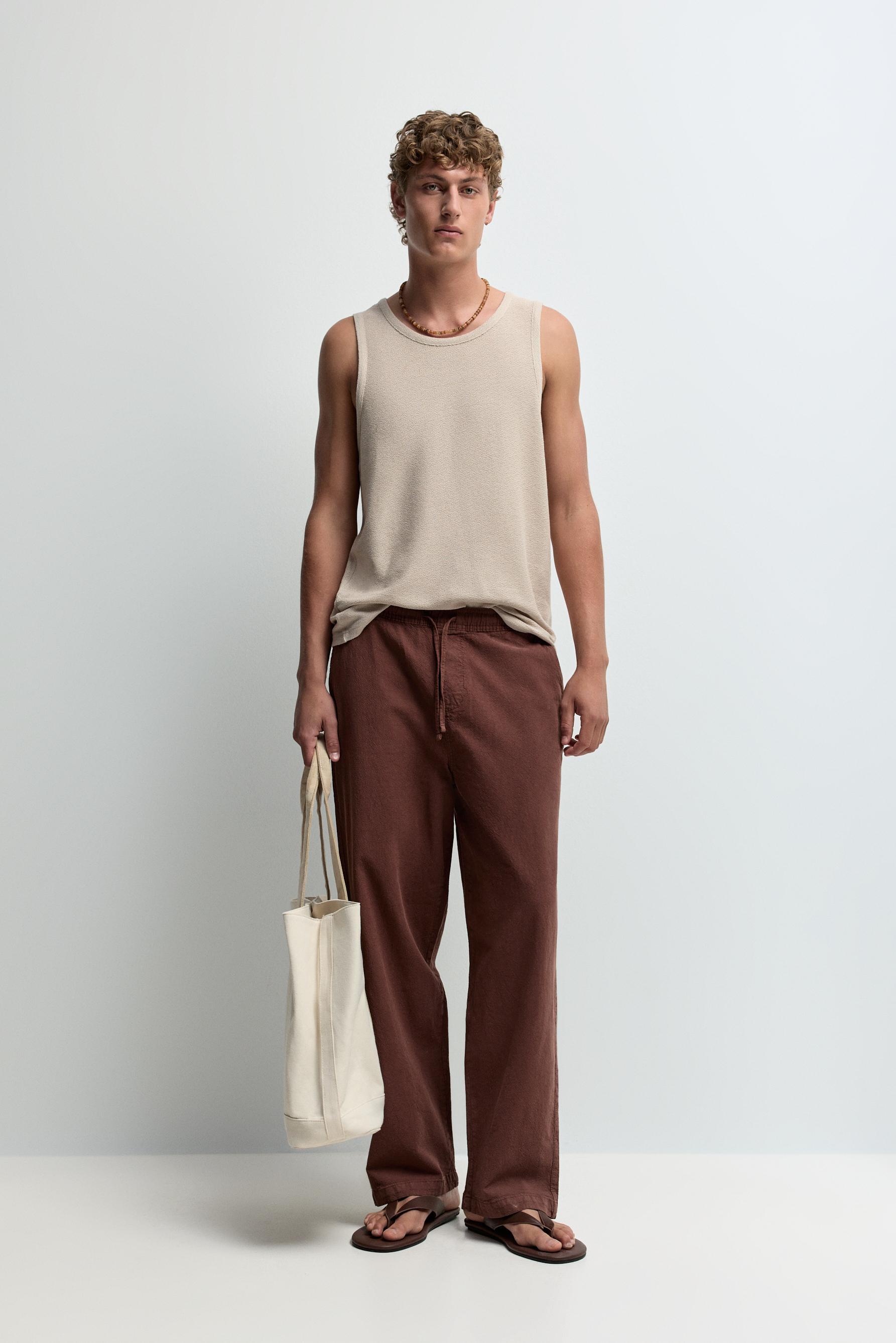 Rustic tank top — CAMEL