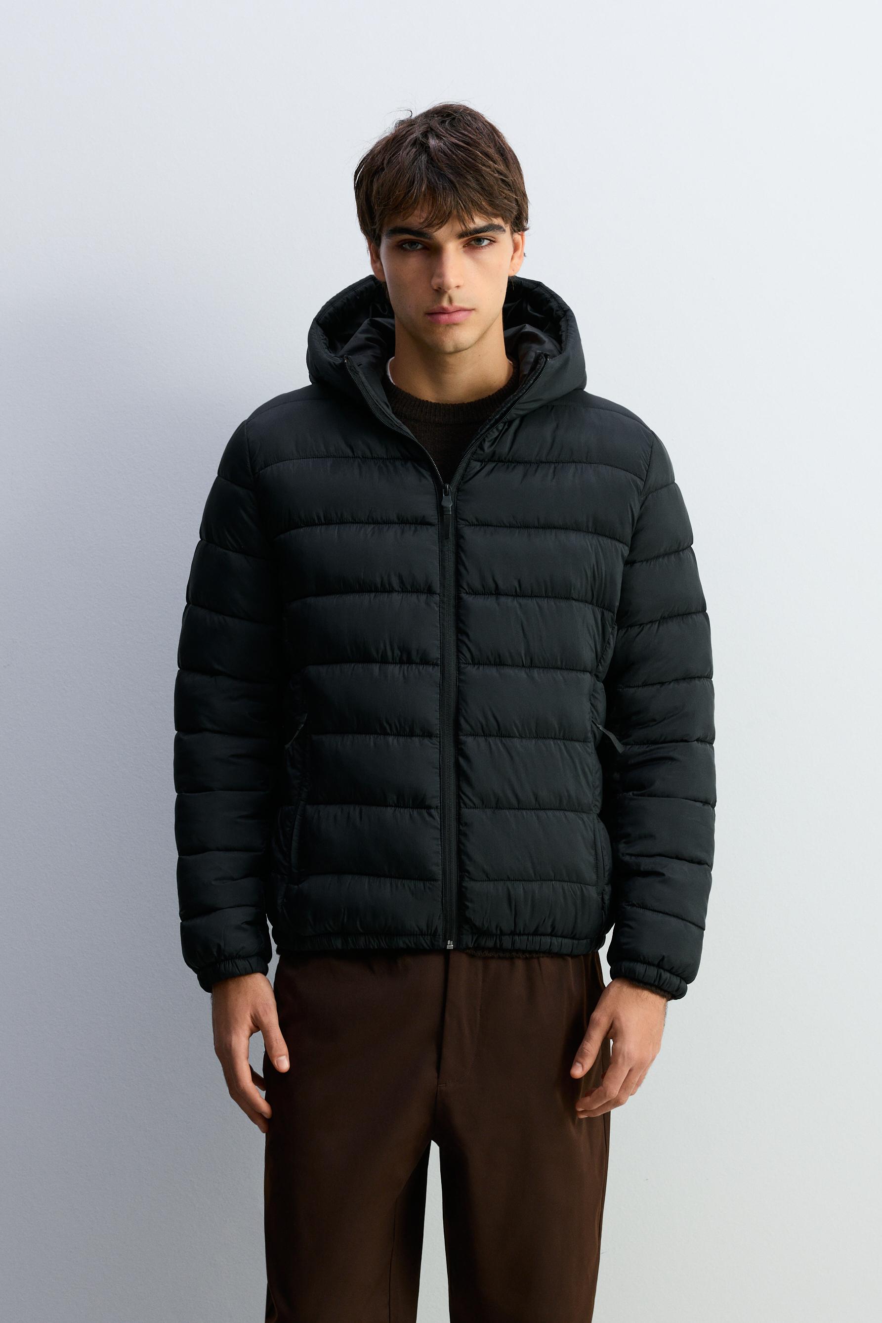 Cazadora acolchada ligera capucha