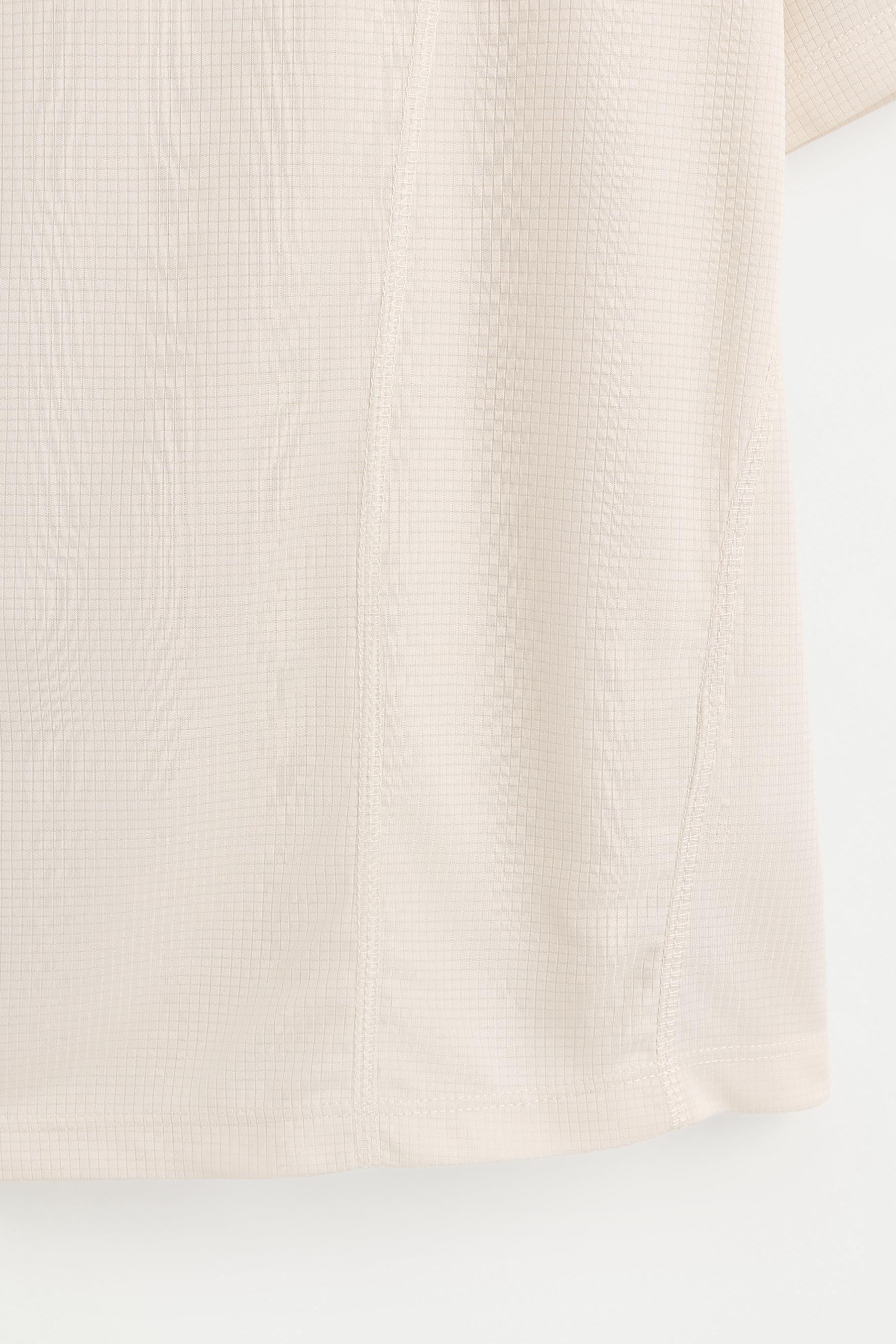 Seamed sports T-shirt — OFF WHITE