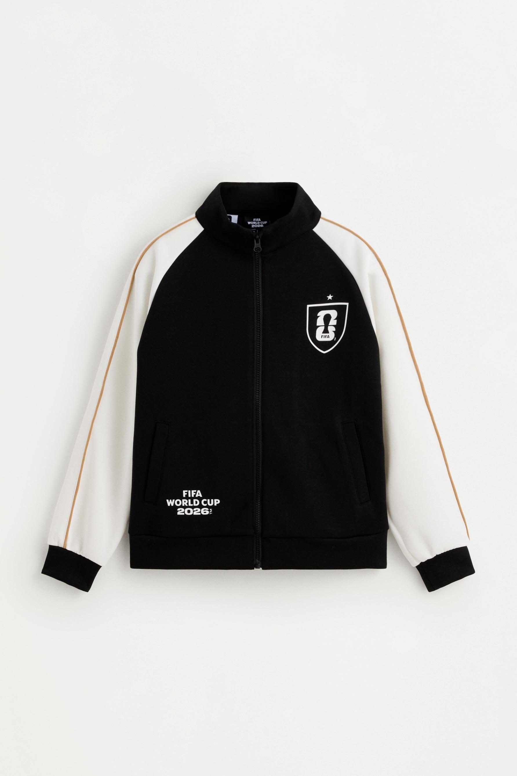 Kids | FIFA World Cup 2026 Official Licensed Product Zip-Up Sweatshirt — BLACK