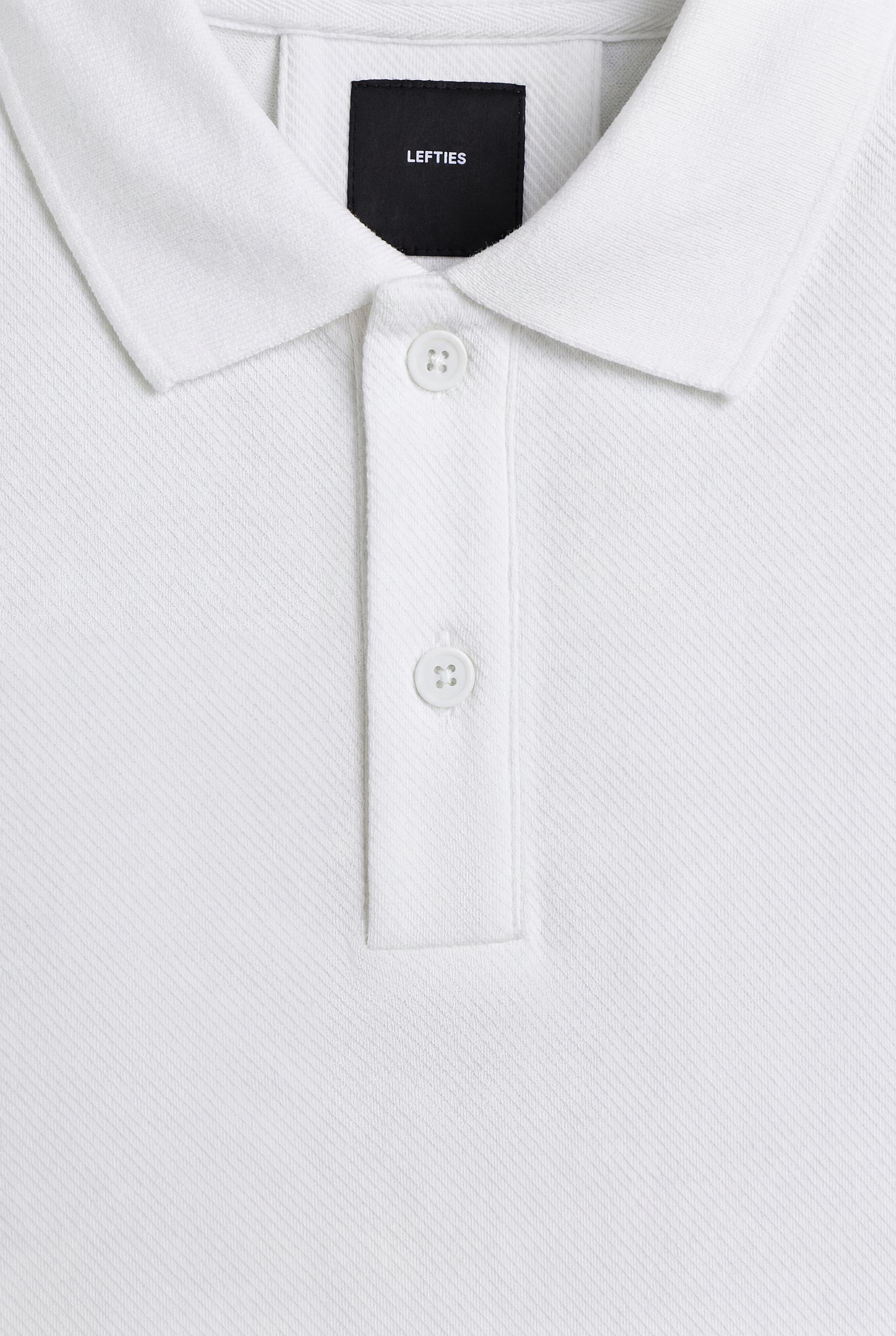 Basic polo shirt — WHITE