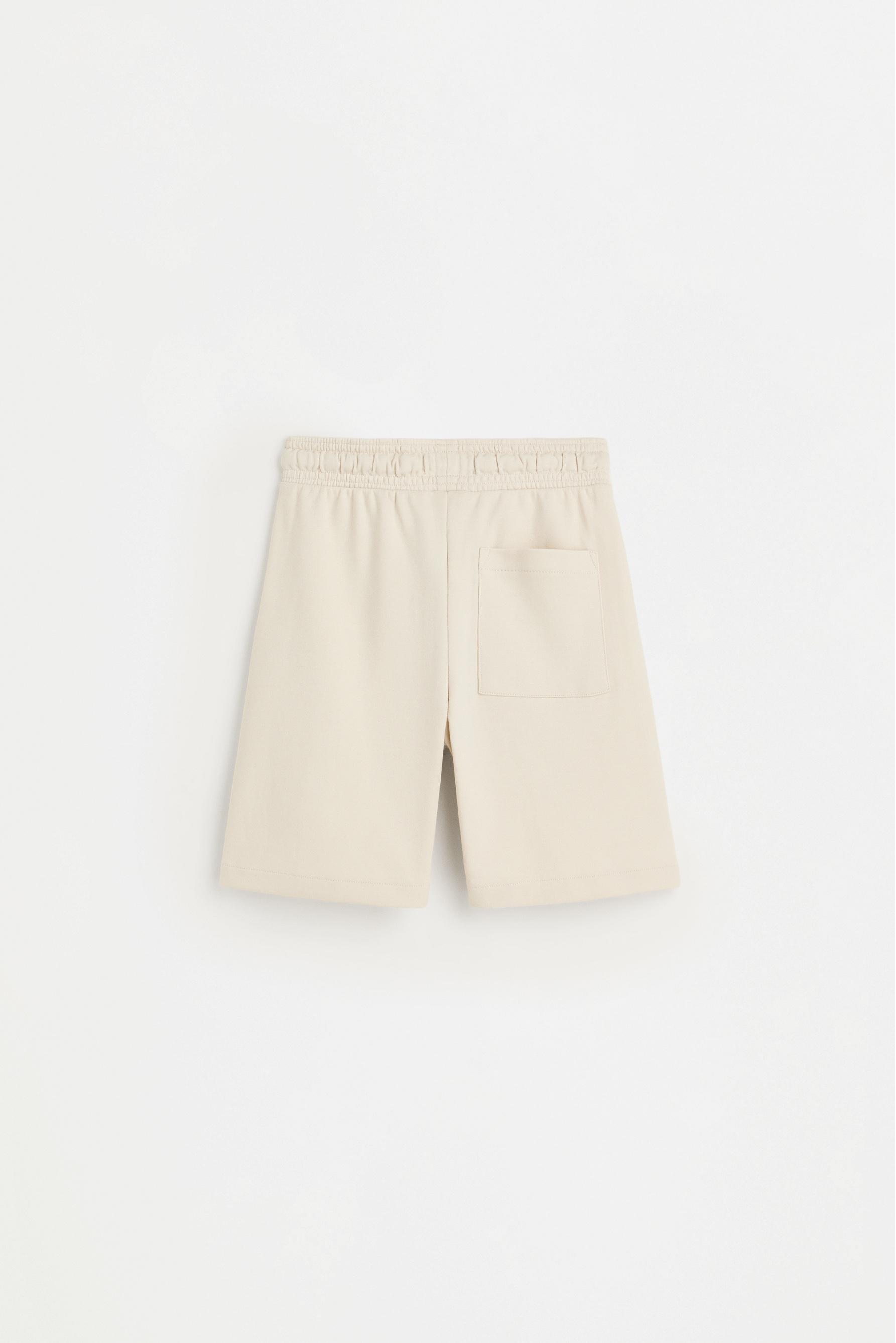 Interlock Bermuda shorts — ECRU