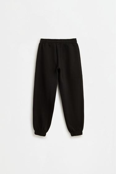 Pack of 2 plain plush trousers — BLACK 3