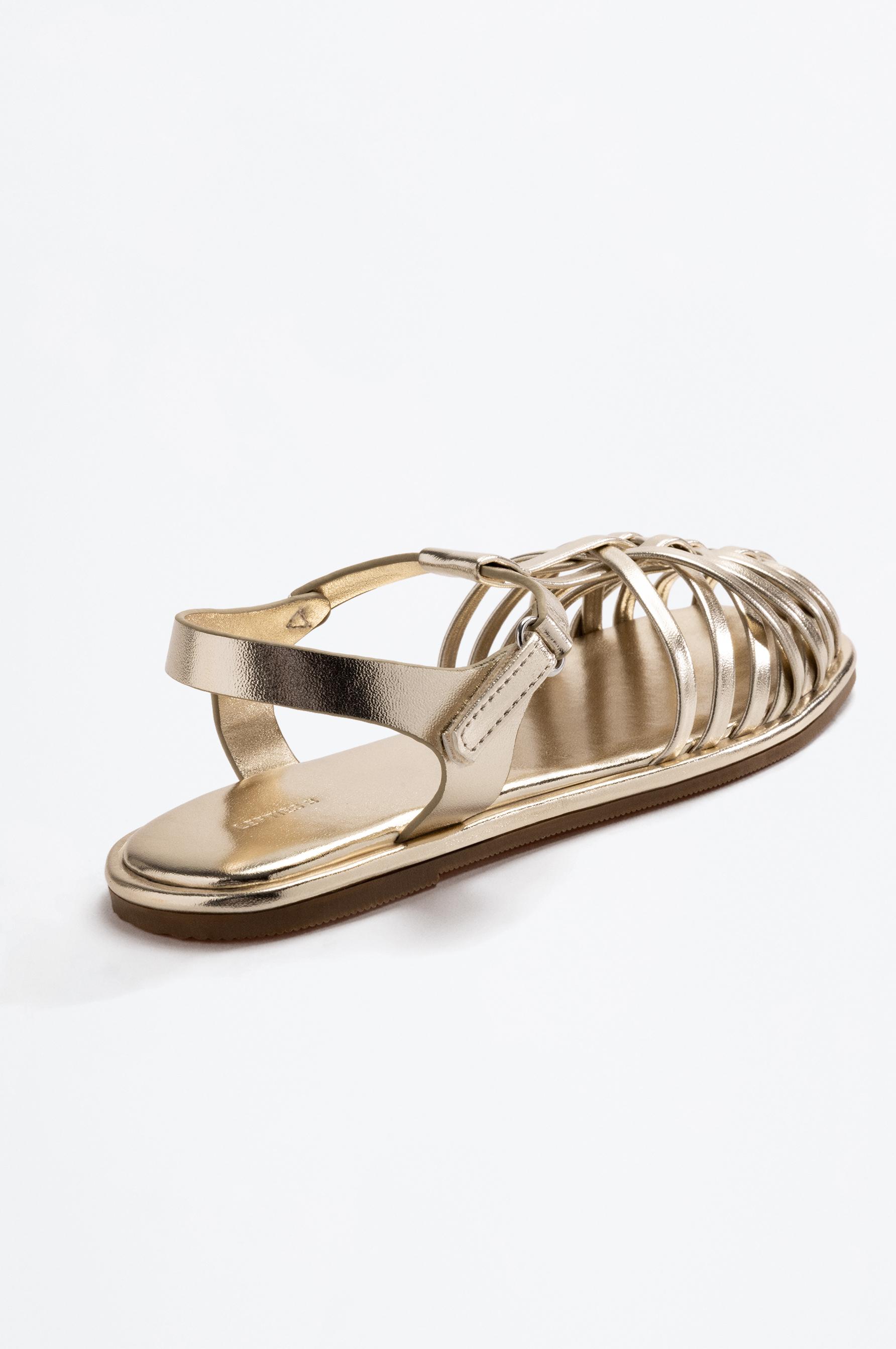 Cage sandals — GOLD